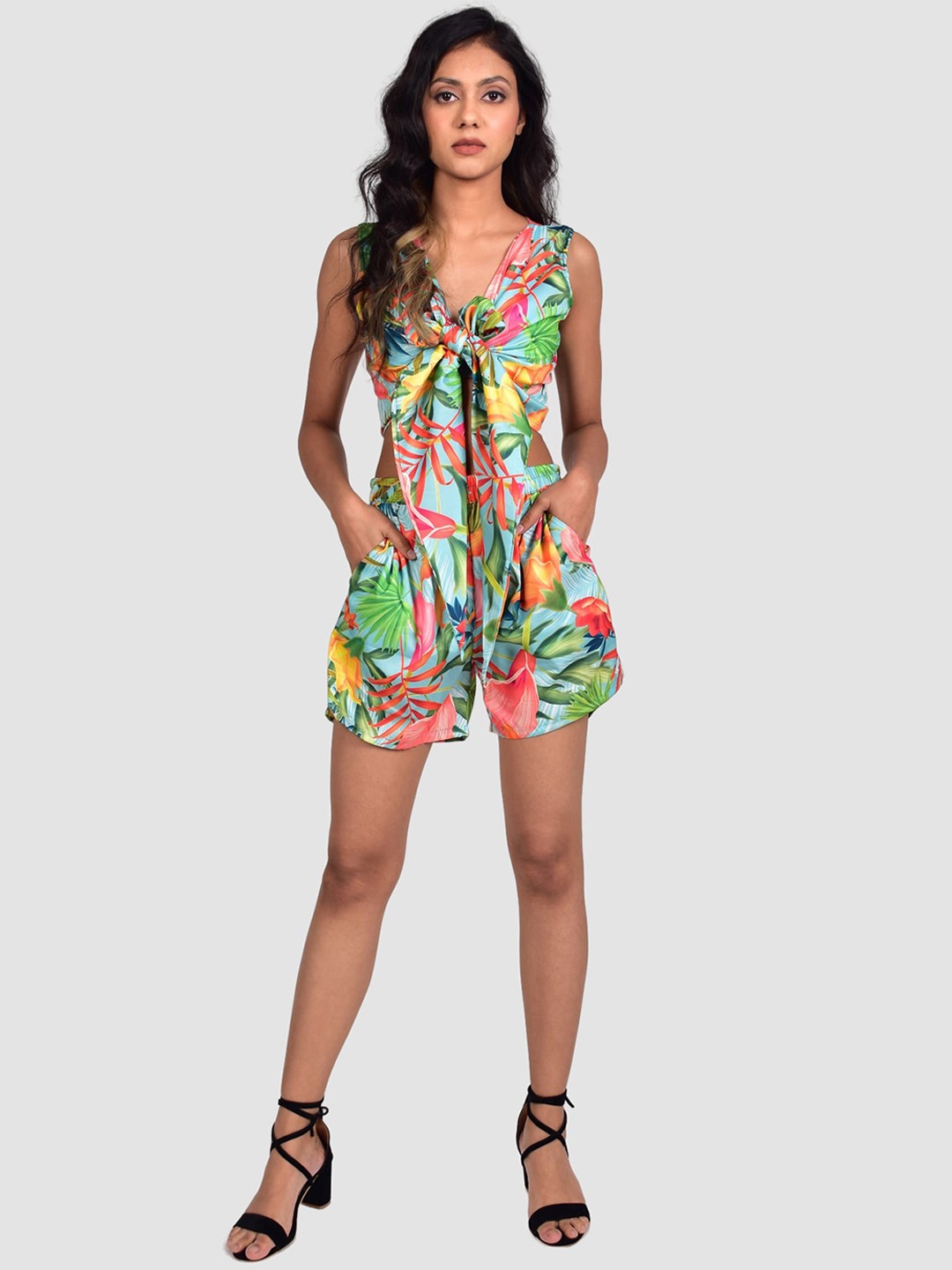 

Rajoria Instyle Women Digital Printed Swimwear Set, Green