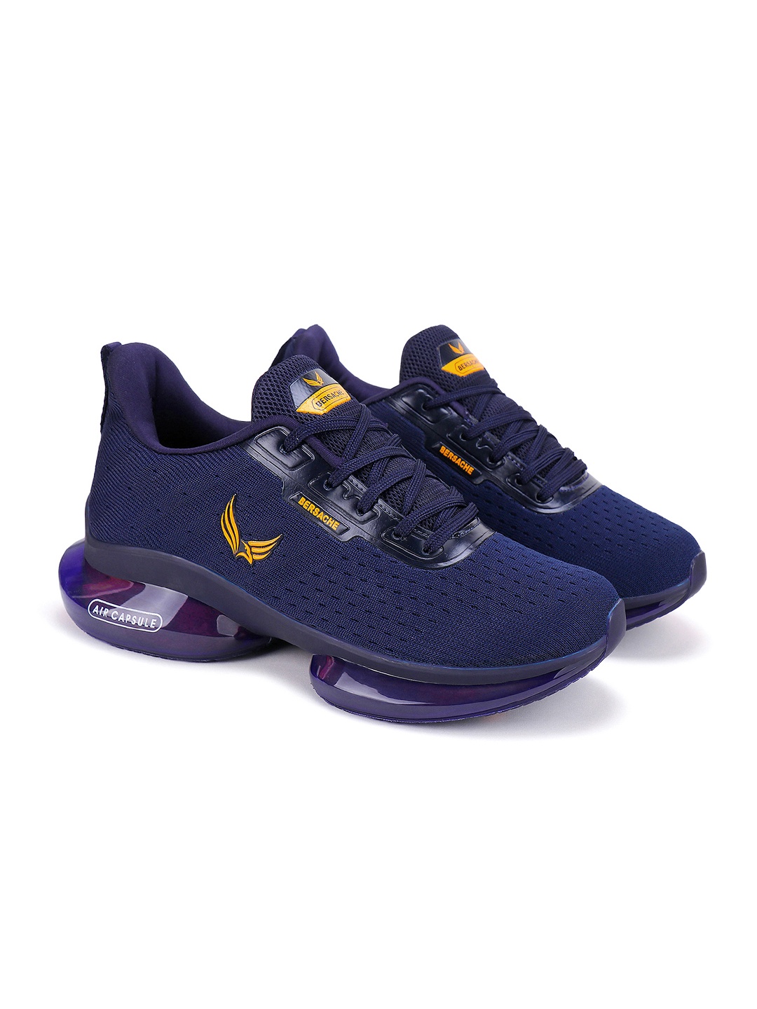 

BERSACHE Men Running Shoes, Blue