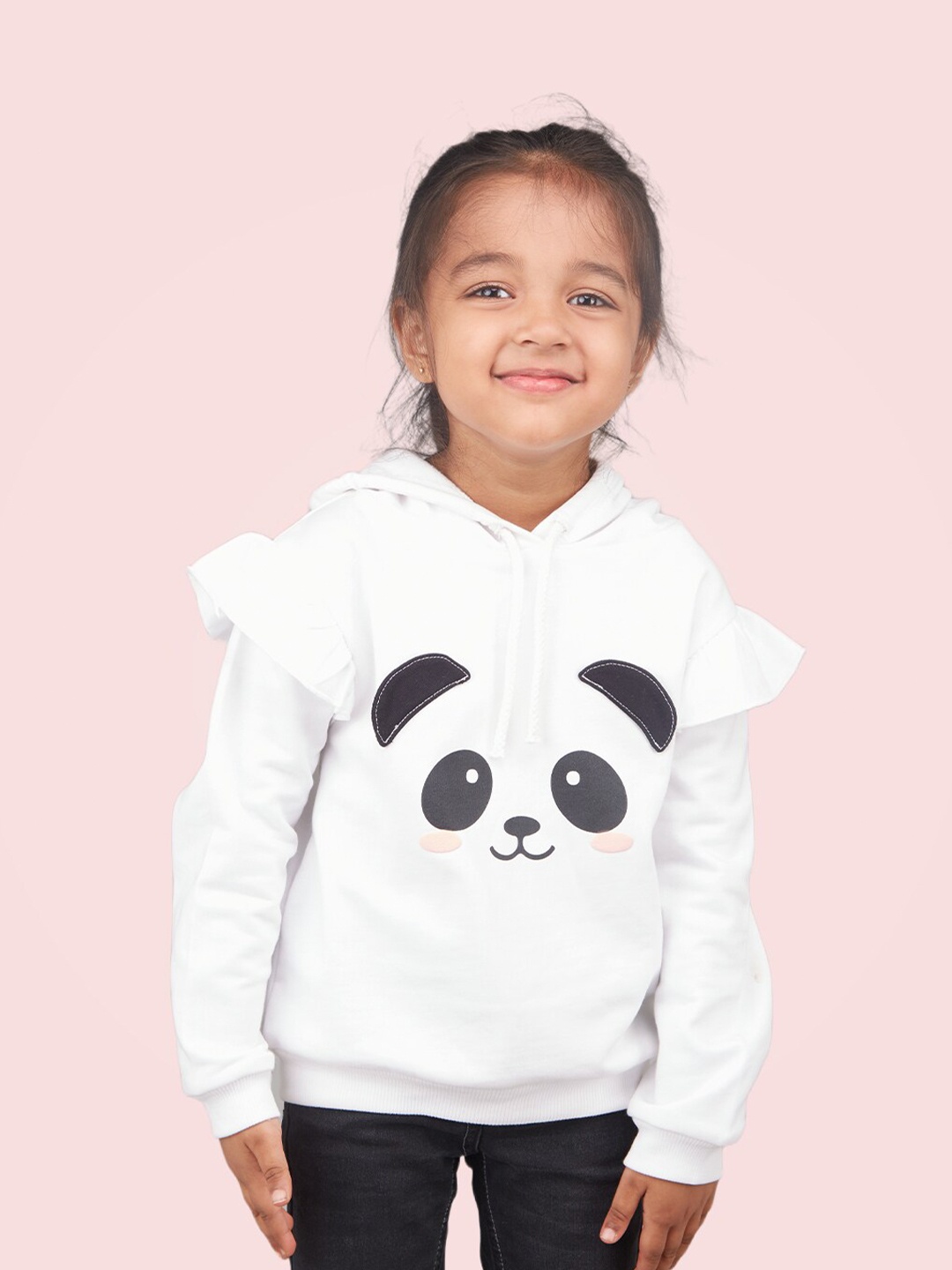 

Zalio Girls Hooded Sweatshirt, White