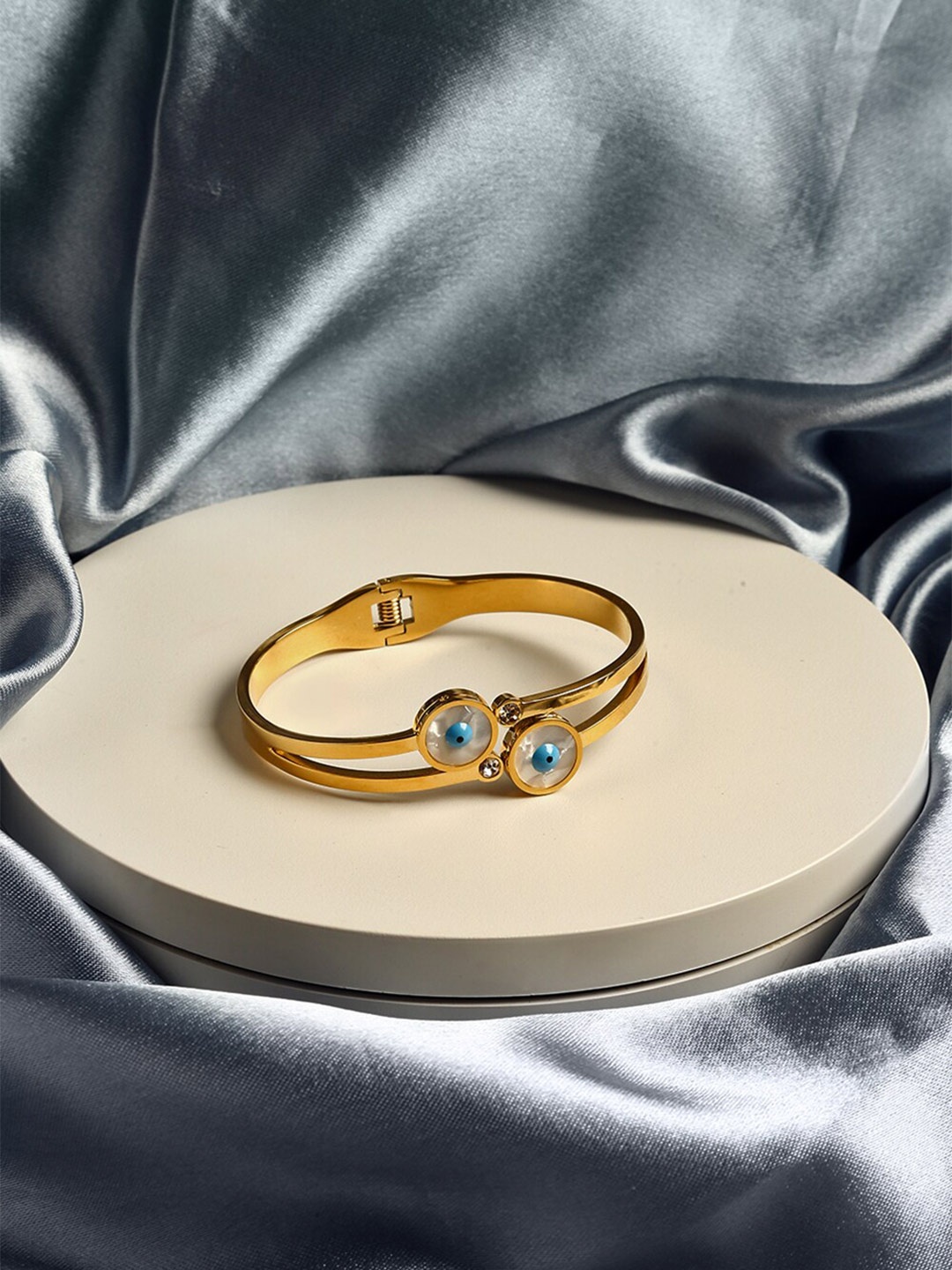 

EL REGALO Unisex Kids Gold-Plated Bangle-Style Bracelet