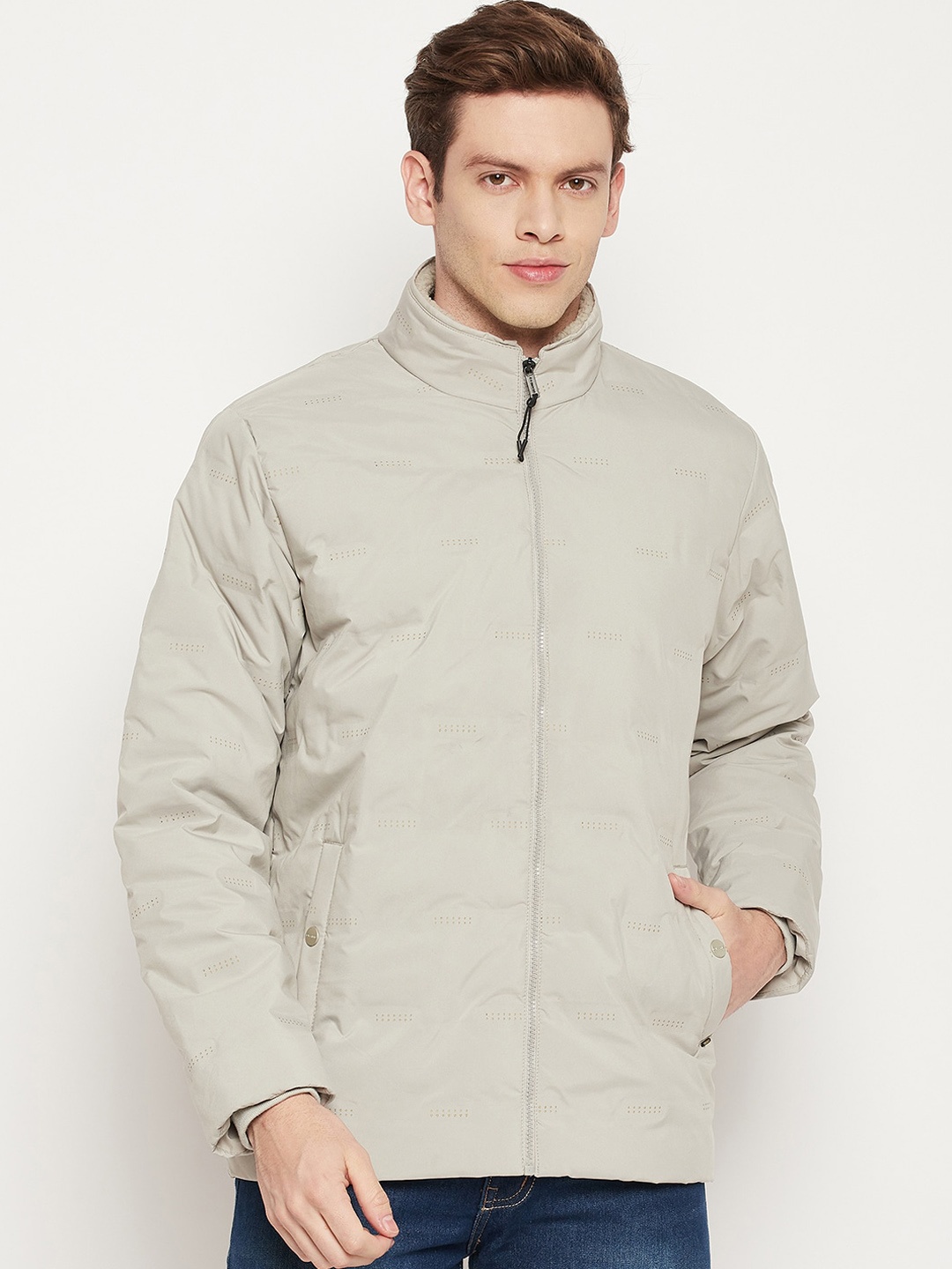

Okane Men Lightweight Padded Jacket, Cream