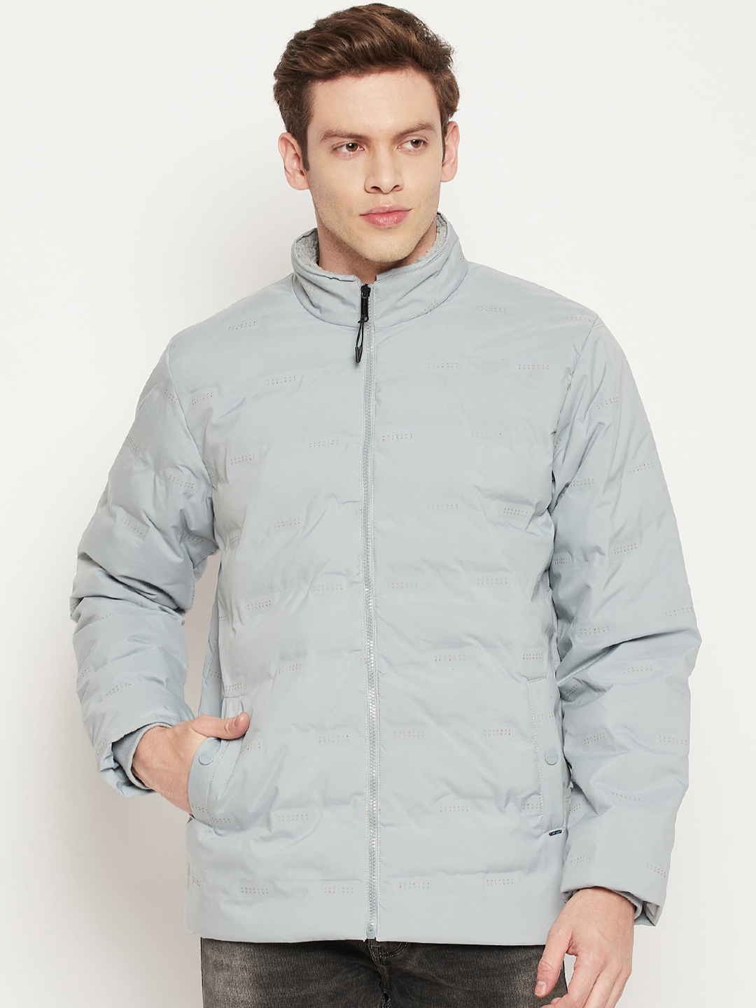 

Okane Men Lightweight Padded Jacket, Grey