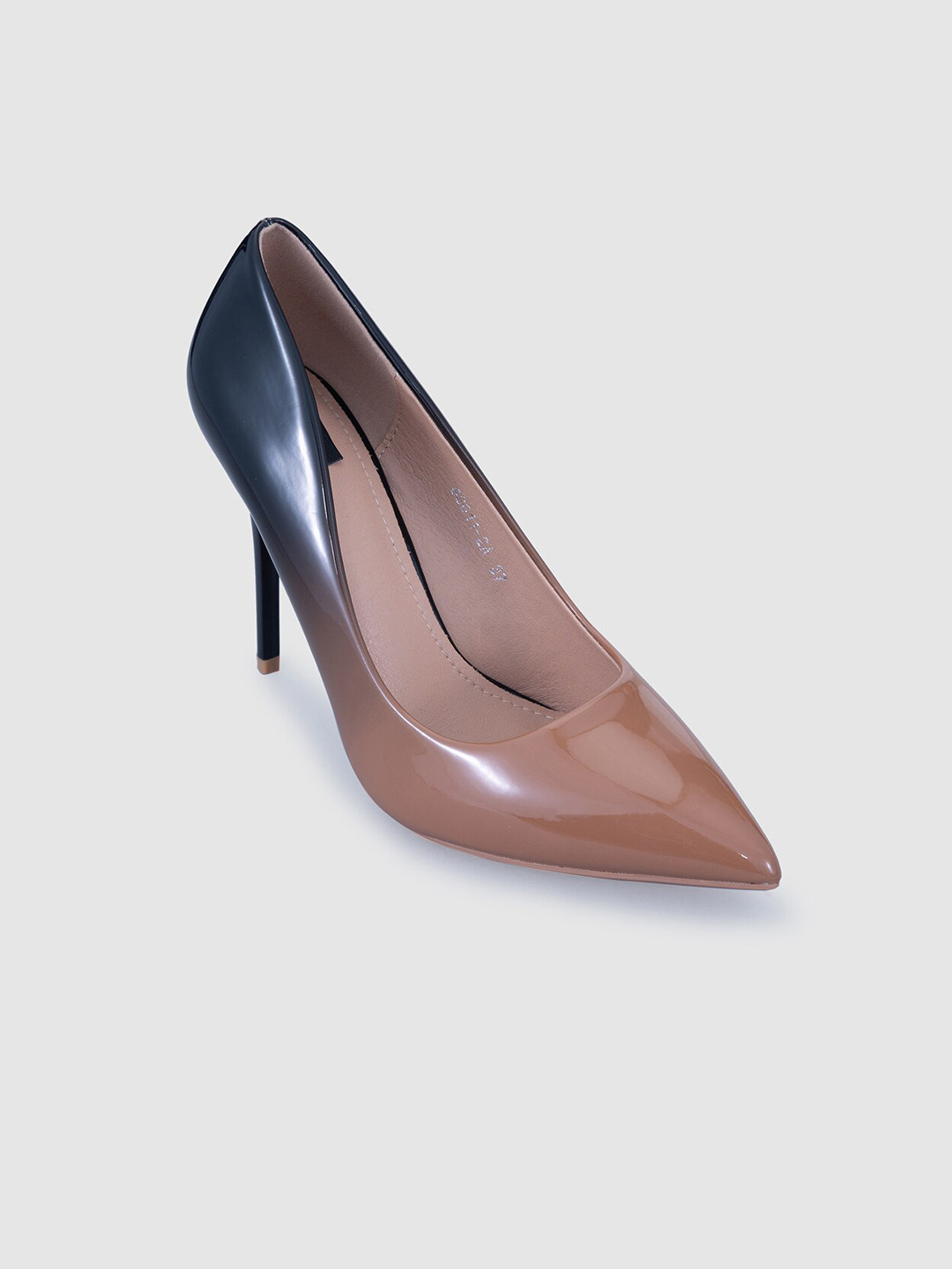 

Sole To Soul Camel Colourblocked Party Stiletto Pumps, Camel brown