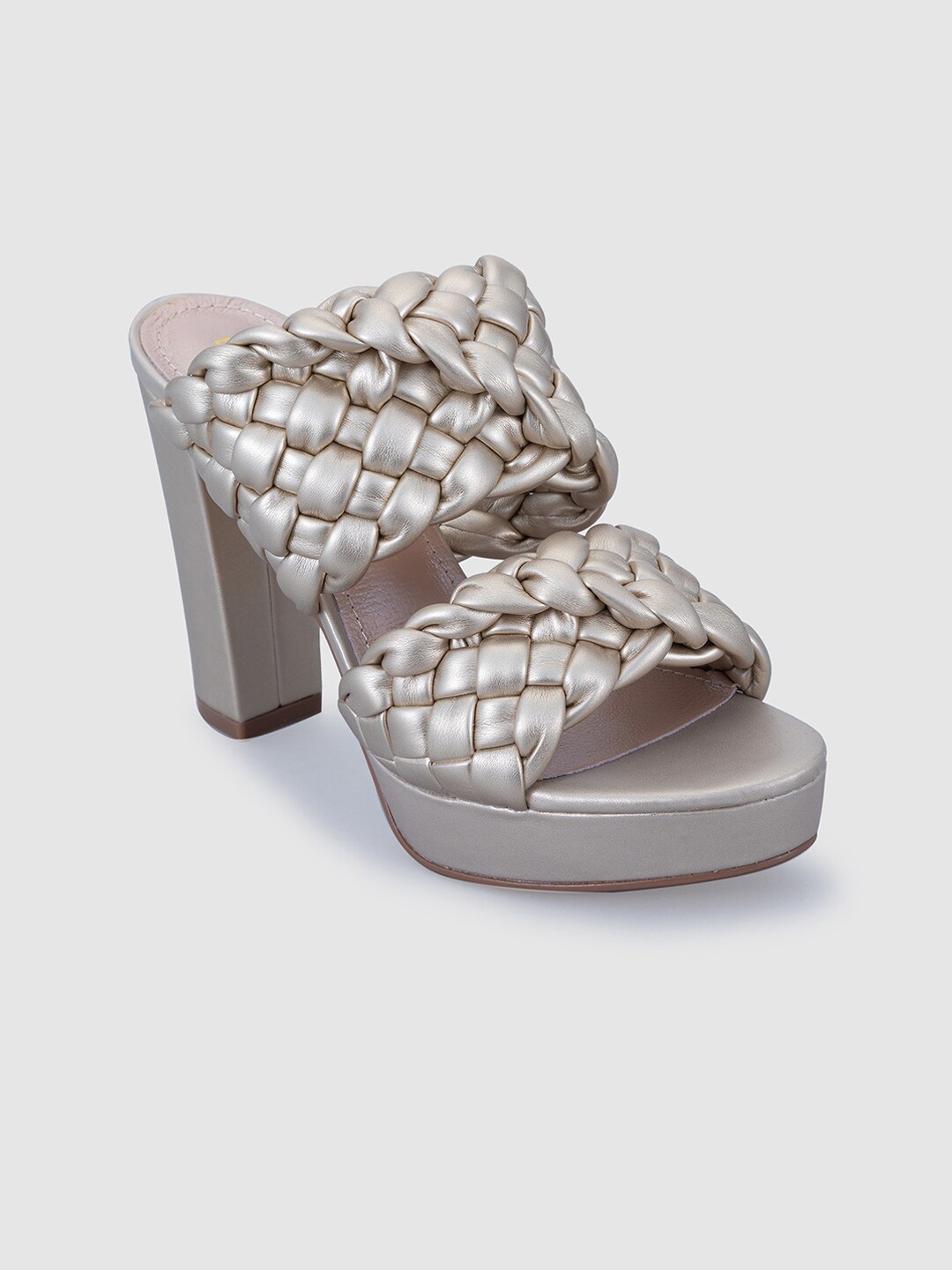 

Sole To Soul Women Block Heels, Gold