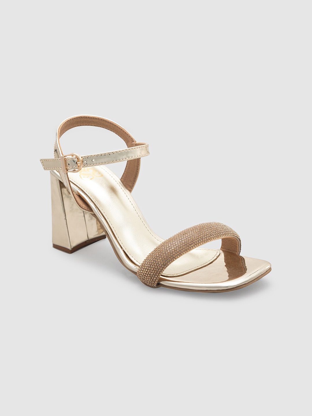 

Sole To Soul Party Block Heels, Gold
