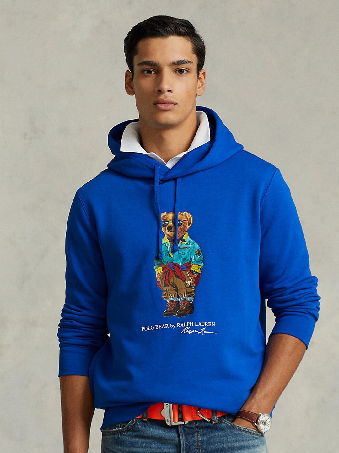 

Polo Ralph Lauren Printed Hooded Sweatshirt, Blue