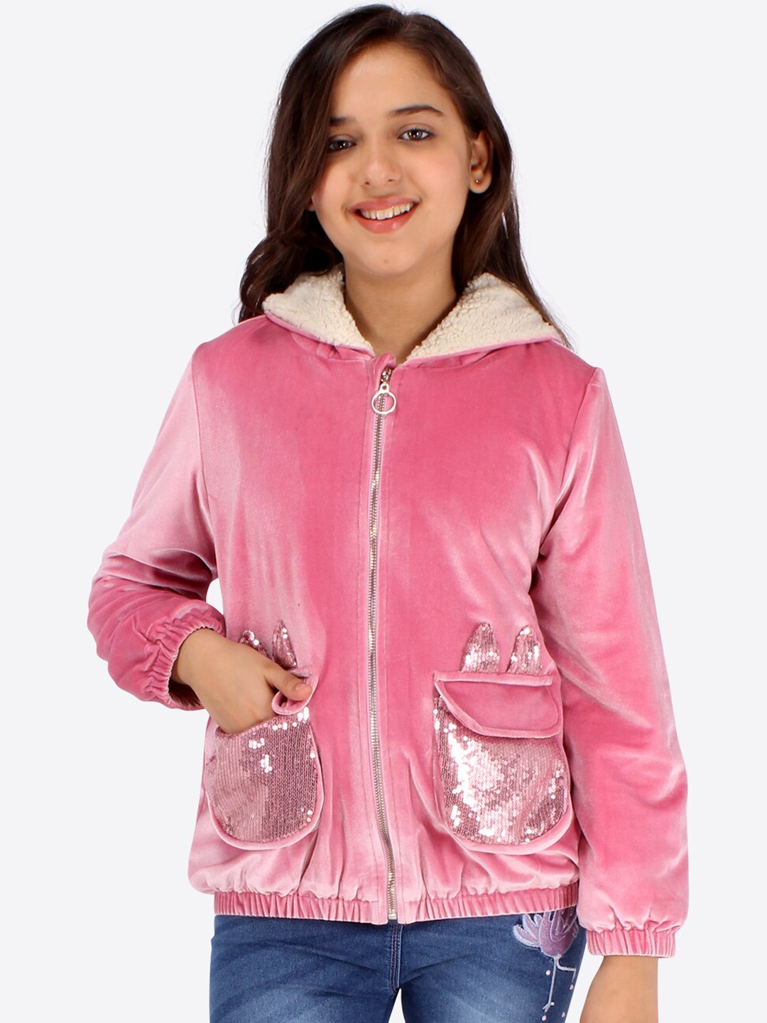 

CUTECUMBER Tailored Jacket, Pink