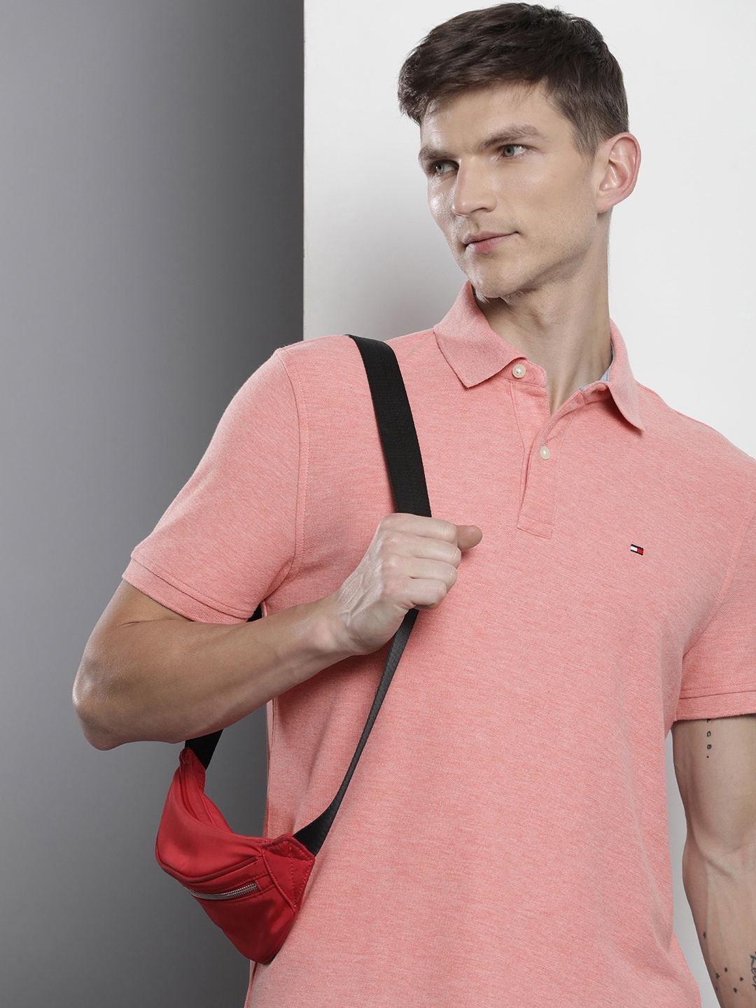 

Tommy Hilfiger Polo Collar T-shirt, Pink