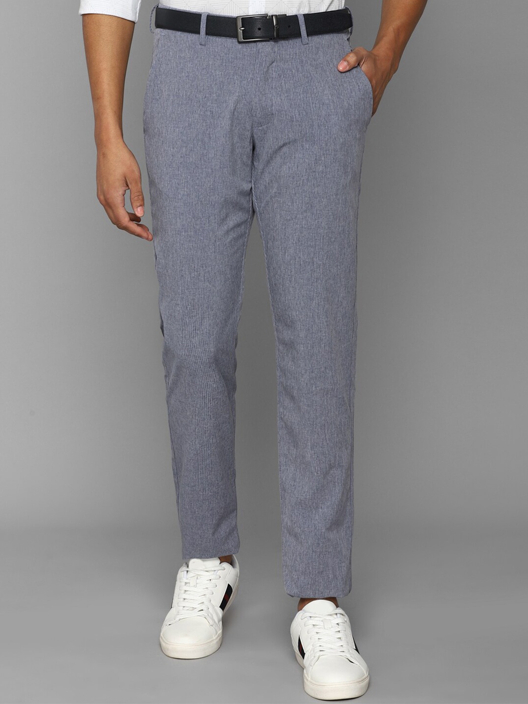 

Allen Solly Men Slim Fit Trousers, Grey