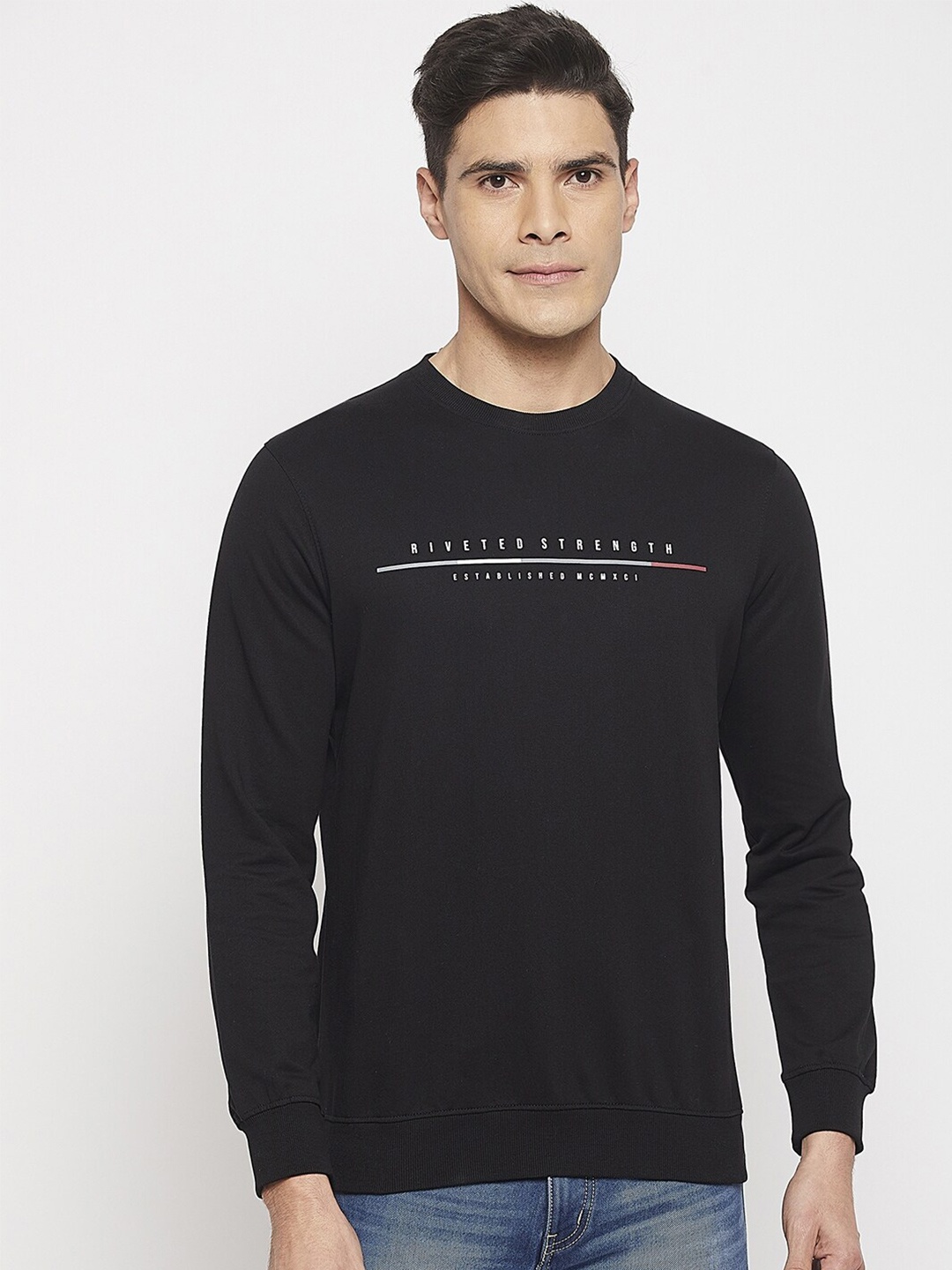 

Octave Men Cotton T-shirt, Black
