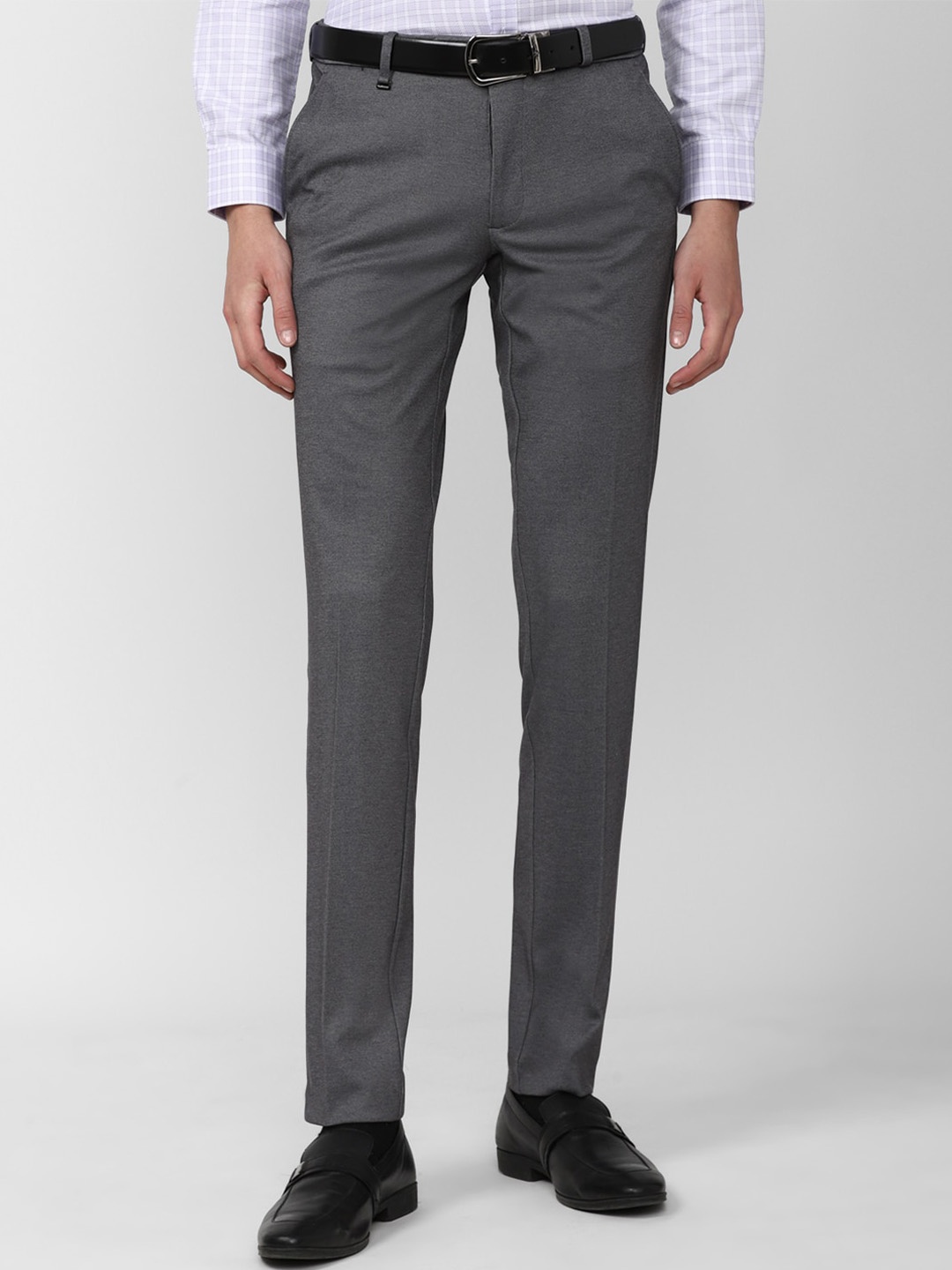 

Van Heusen Men Slim Fit Formal Trouser, Grey