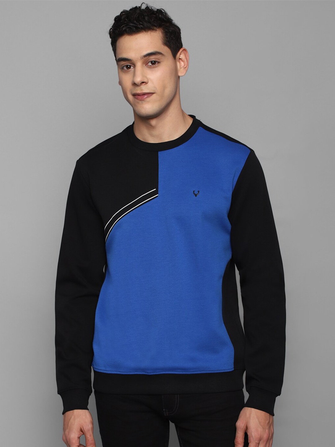 

Allen Solly Men Cotton Sweatshirt, Blue