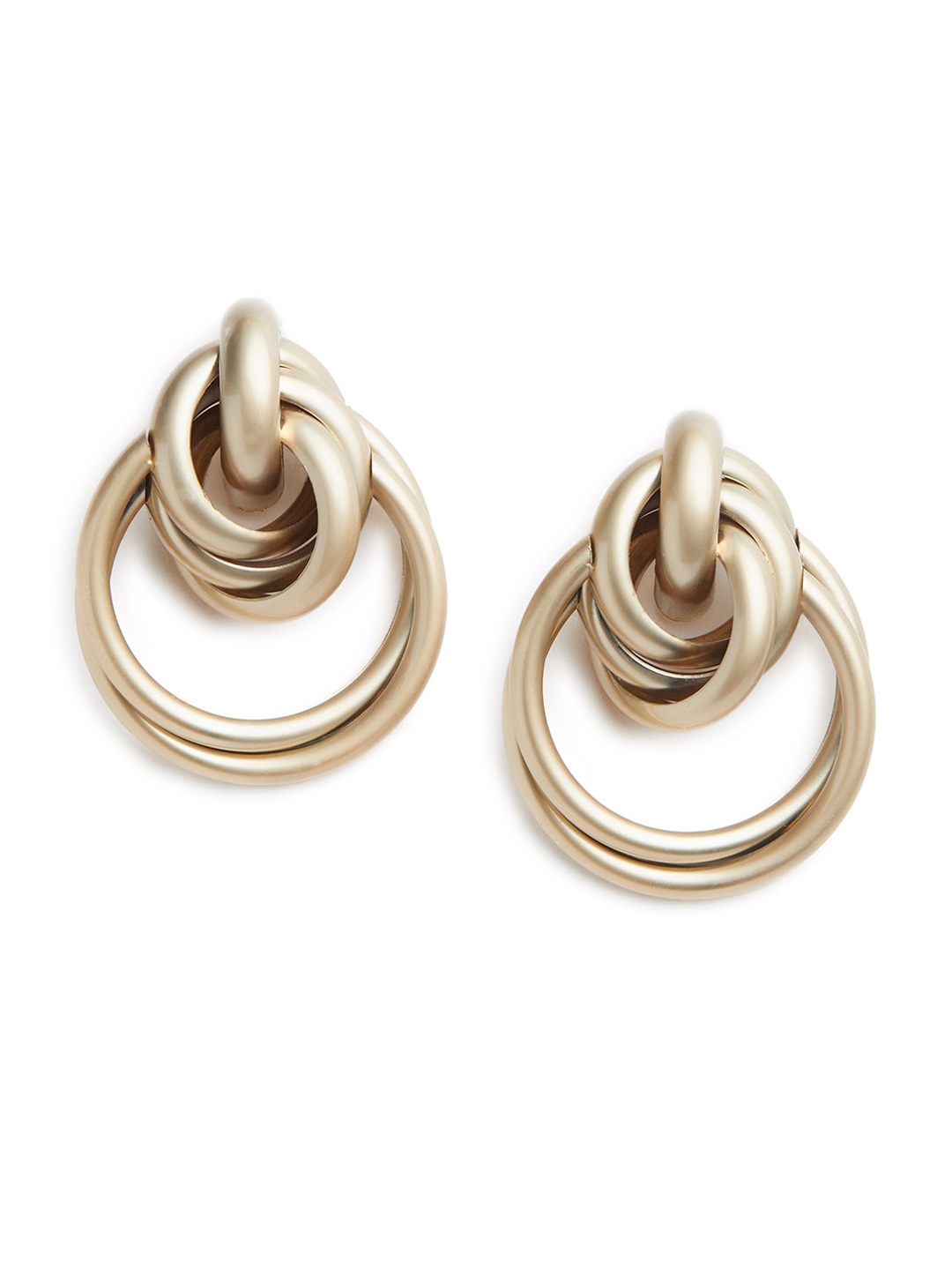 

Blisscovered Gold-Plated Contemporary Studs Earrings