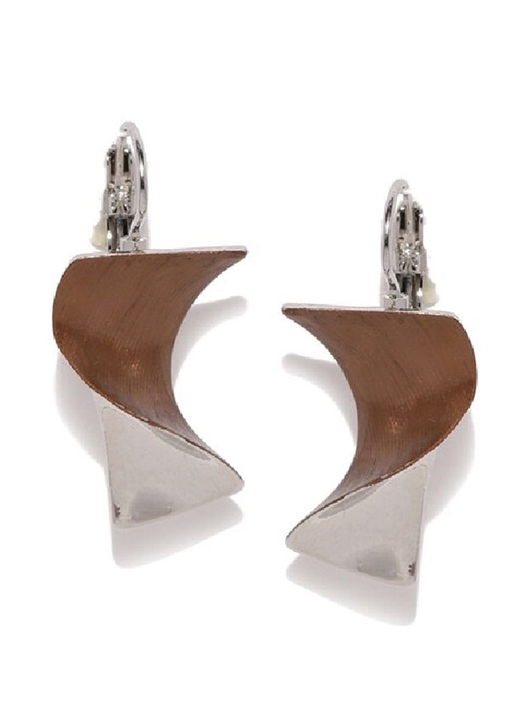 

Blisscovered Contemporary Studs Earrings, Brown