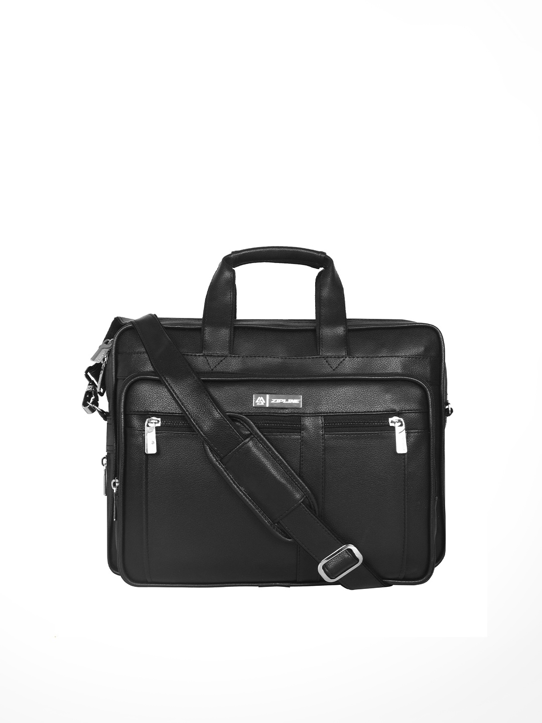 

ZIPLINE Solid Laptop Bag, Black