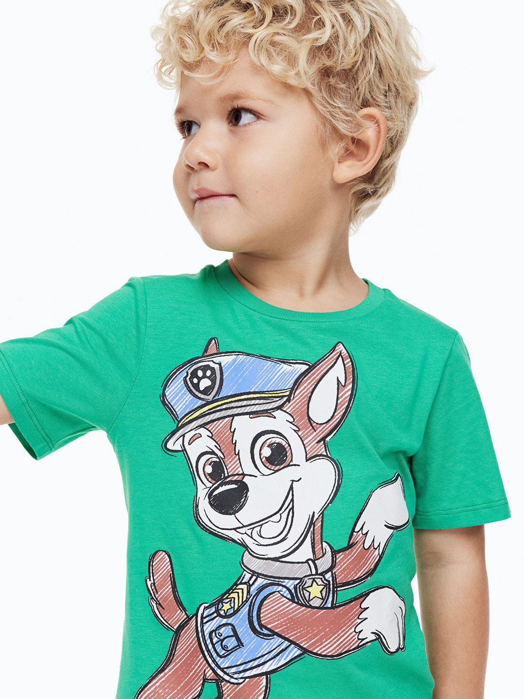 

H&M Boys 3-Pack Printed T-Shirts, Blue