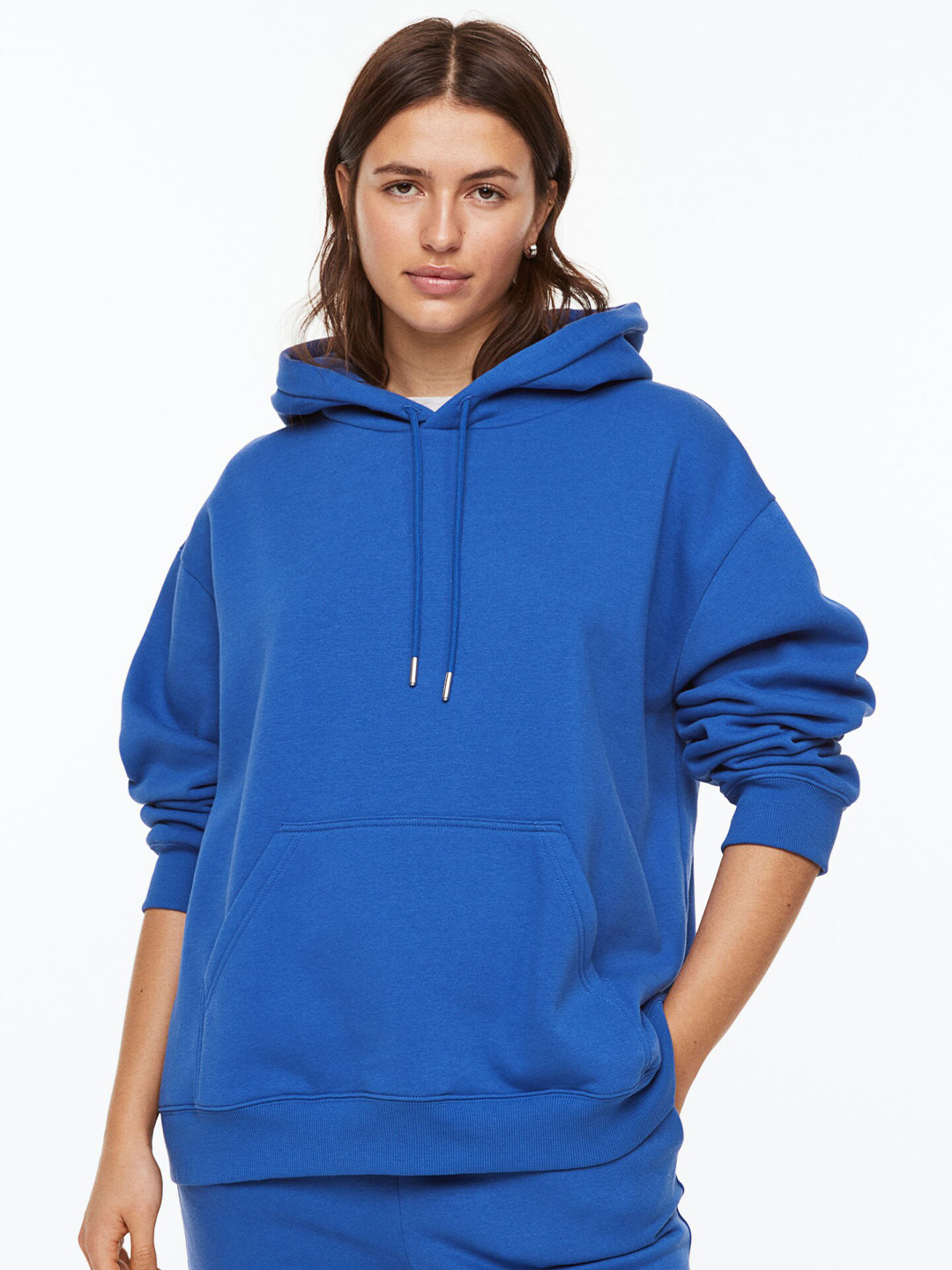 

H&M Women Hooded Top, Blue