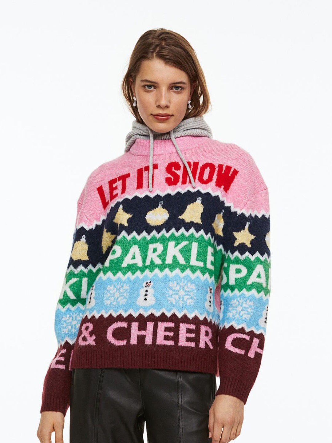

H&M Women Jacquard-Knit Jumper, Multi