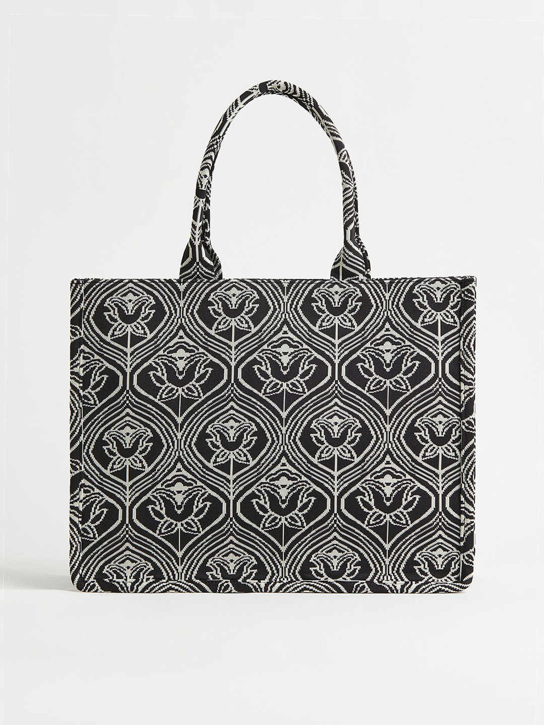 

H&M Women Jacquard-Weave Handbag, Black