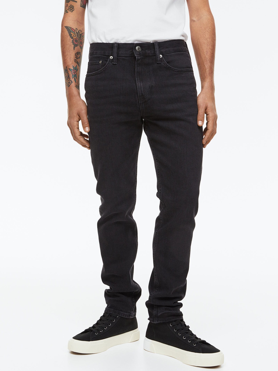 

H&M Men Slim Jeans, Black