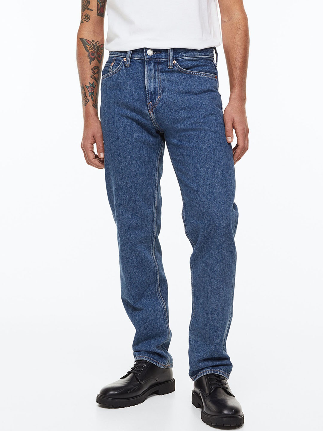 

H&M Men Relaxed Jeans, Blue