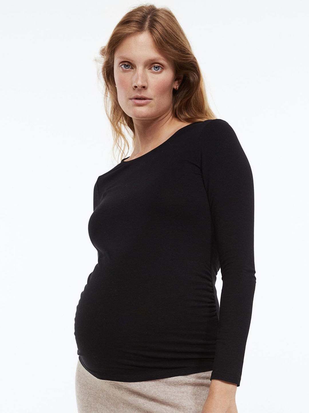 

H&M Mama 2-Pack Jersey Tops, Black