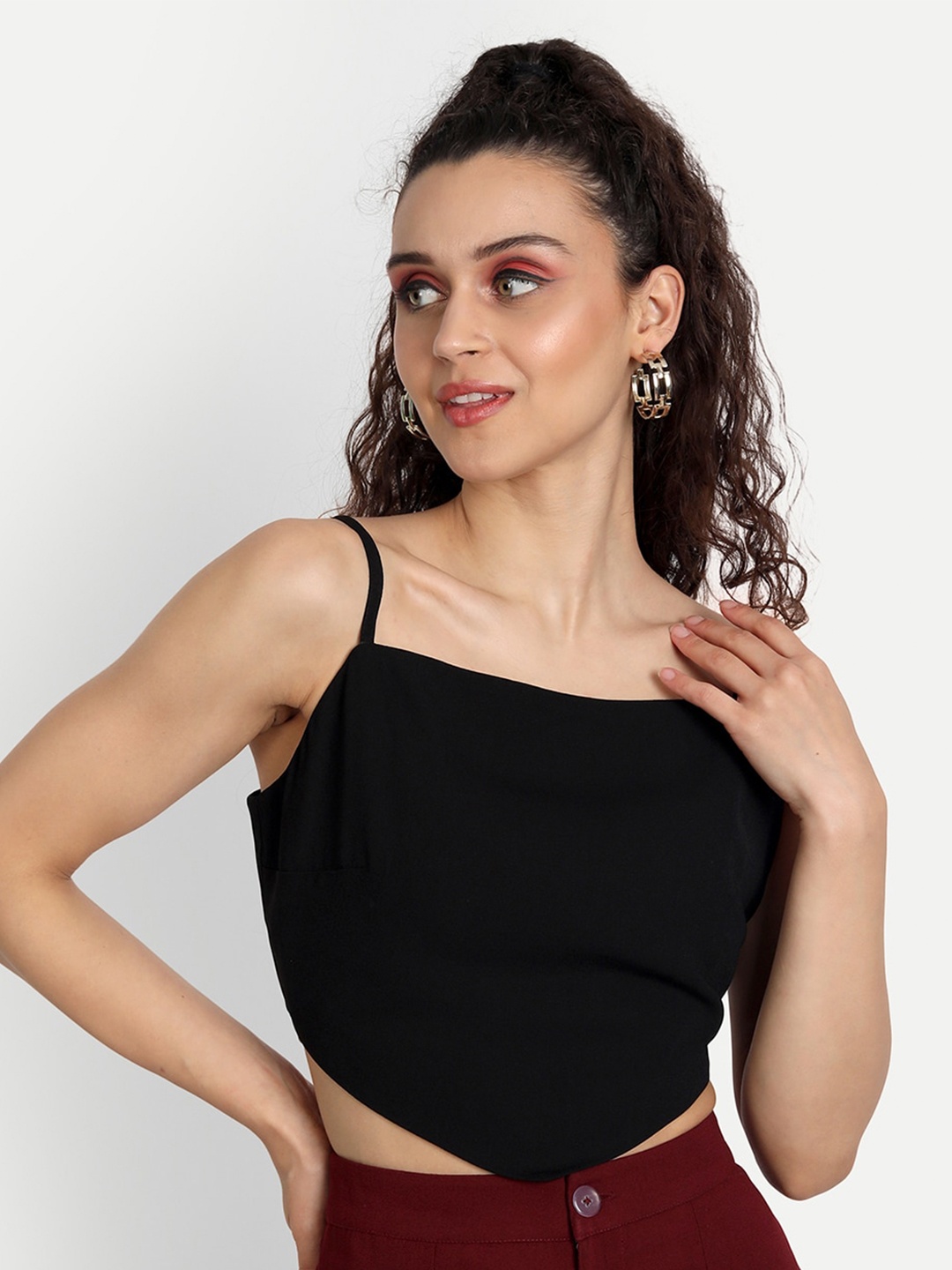 

ESSQUE Tank Crop Top, Black