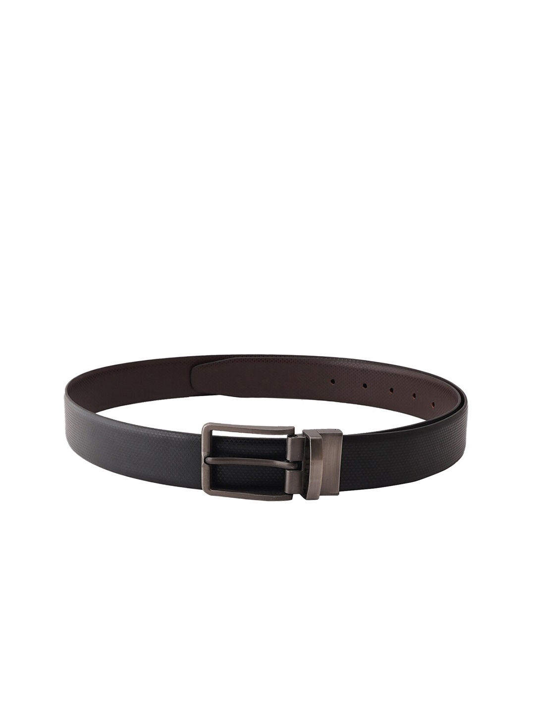 

Style Shoes Men Leather Formal Reversible Belt, Black