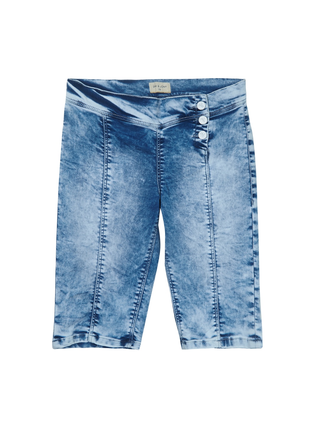 

Gini & Jony Girls Blue Denim Capris