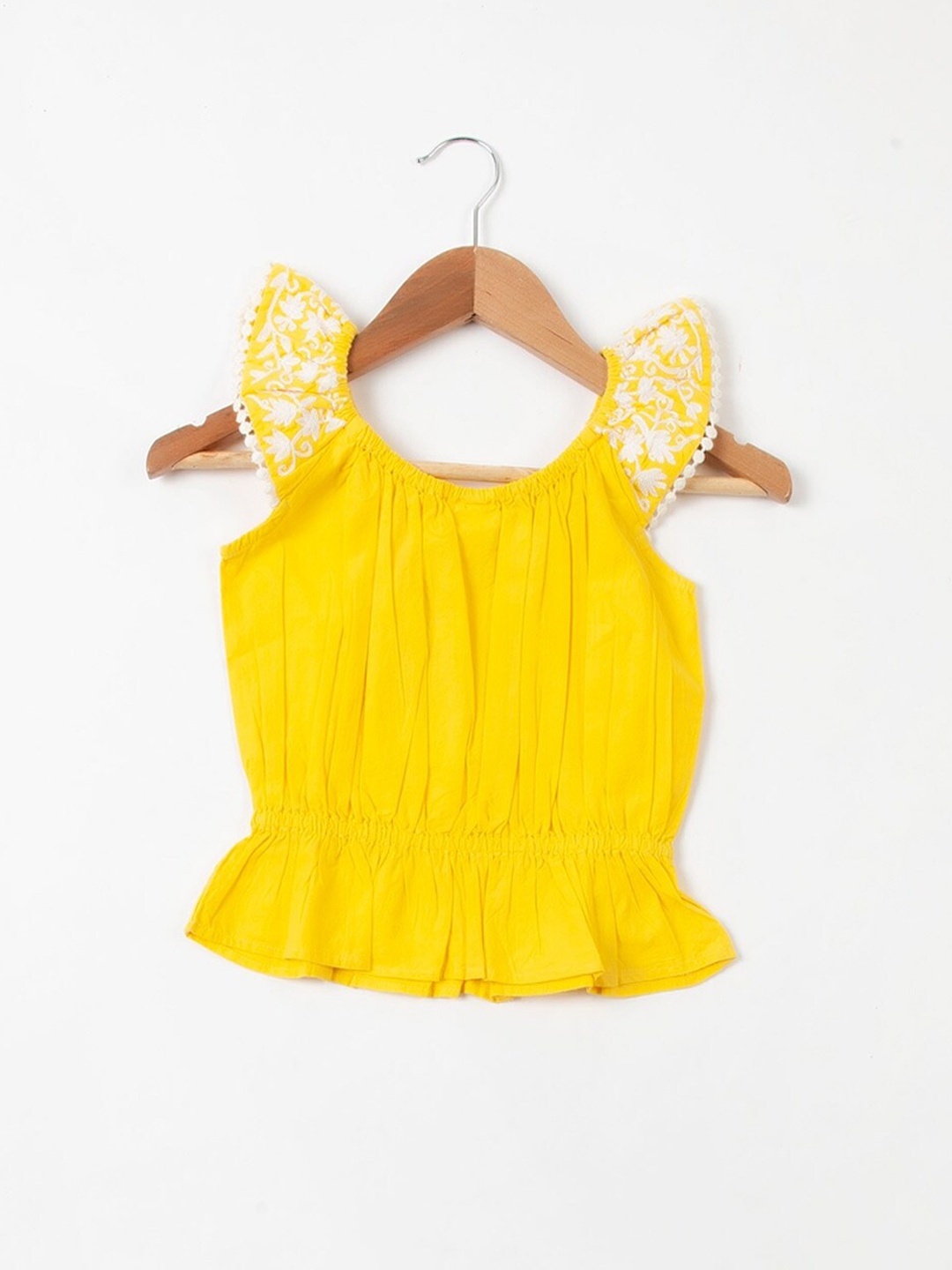 

Fabindia Cinched Waist Top, Yellow