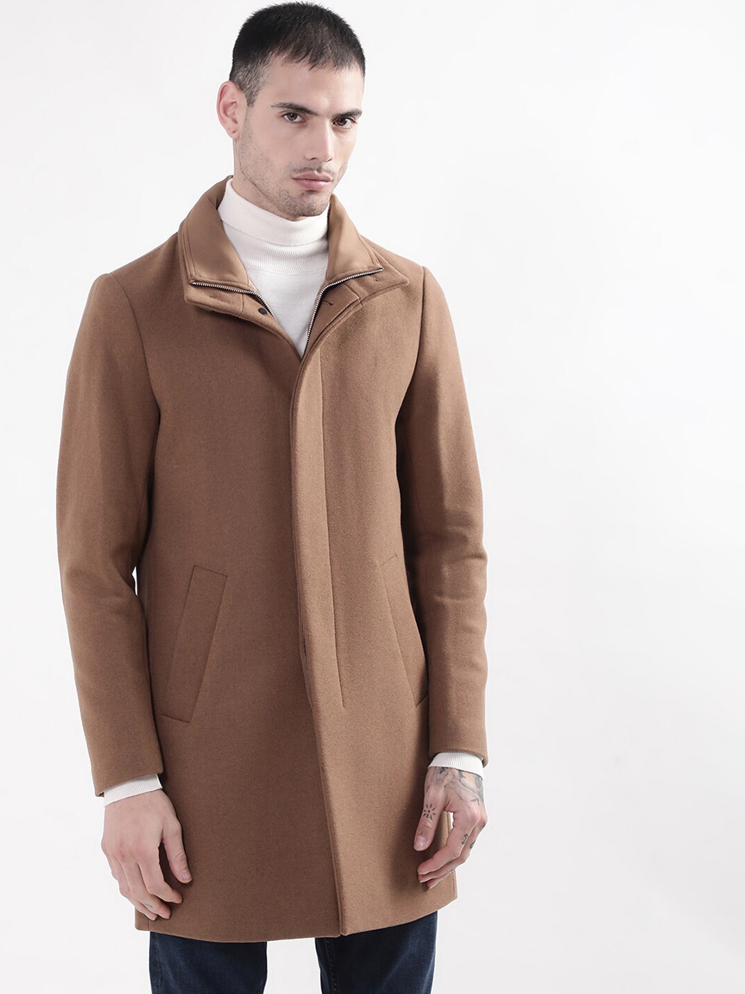 

Matinique Men Winter Over Coat, Brown