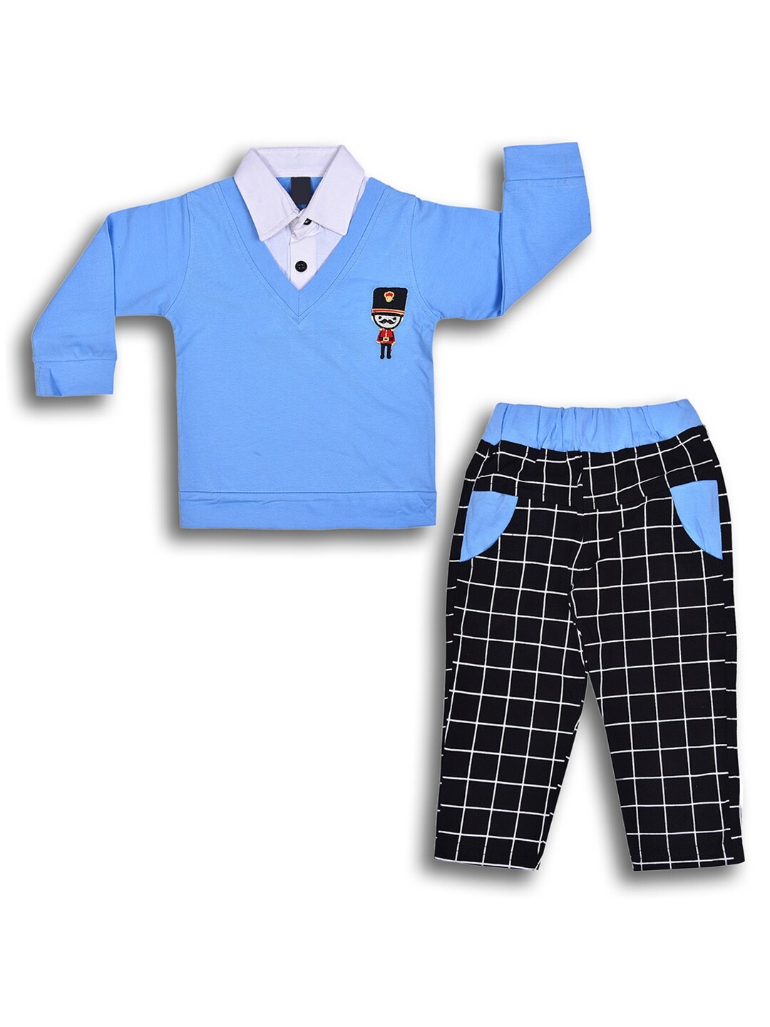 

Wish Karo Boys T-shirt with Trousers, Blue