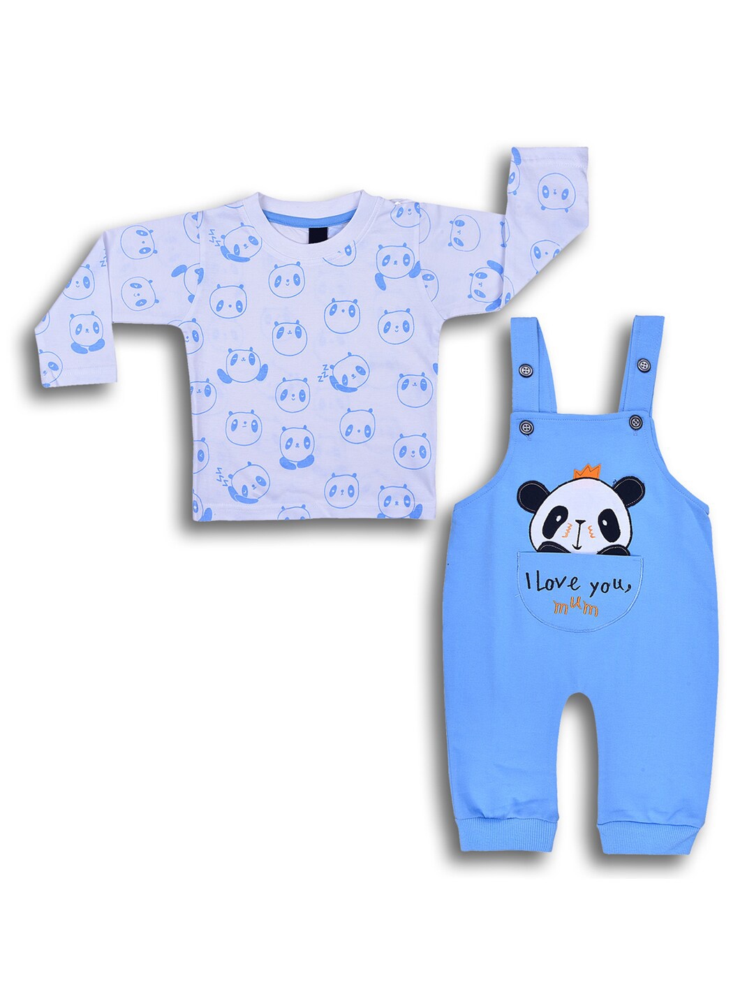 

Wish Karo Boys Printed T-shirt with Trousers, Blue