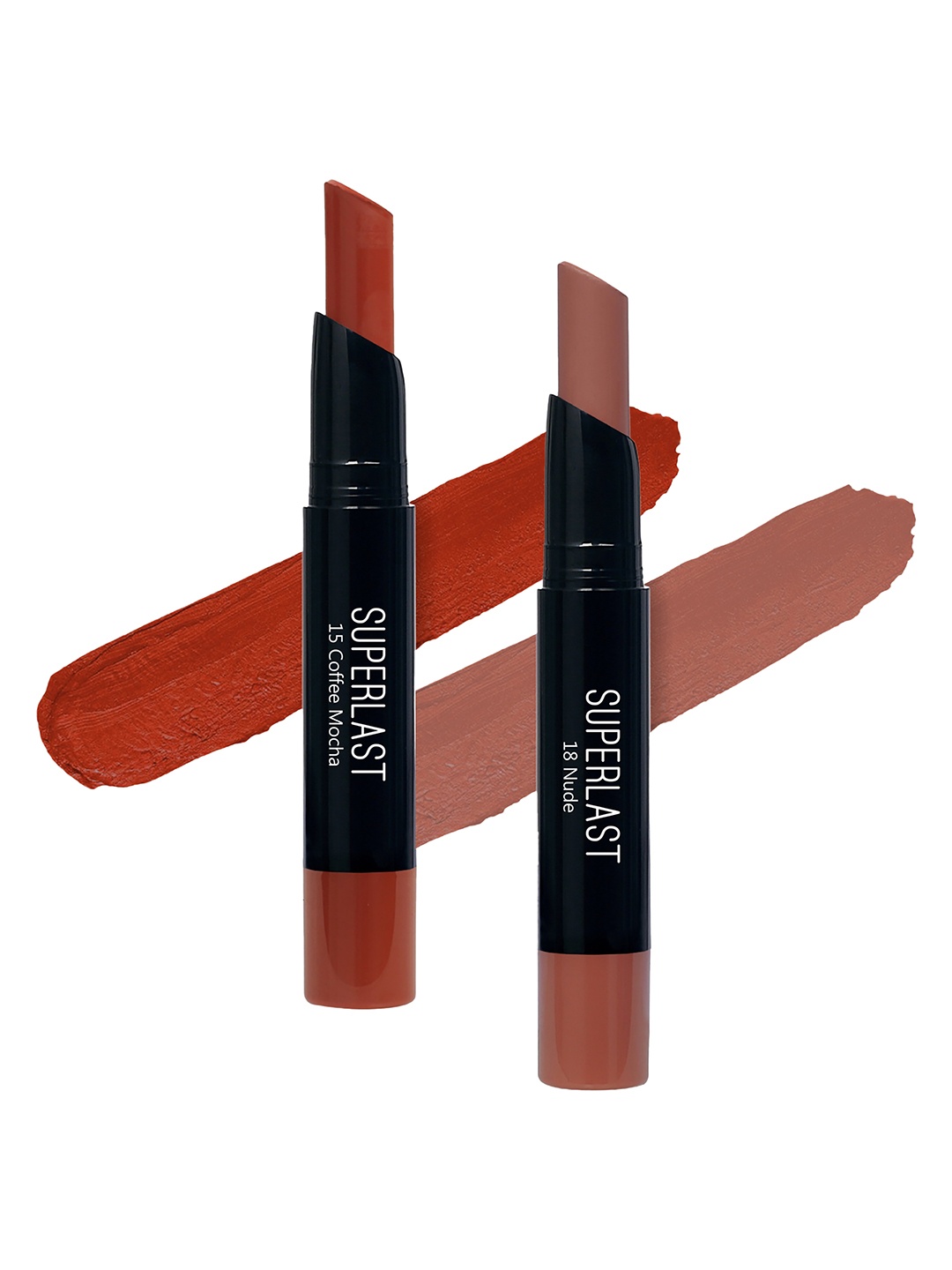

ME-ON Set of 2 Superlast Matte Lipstick - Shade 15 & 18, Maroon
