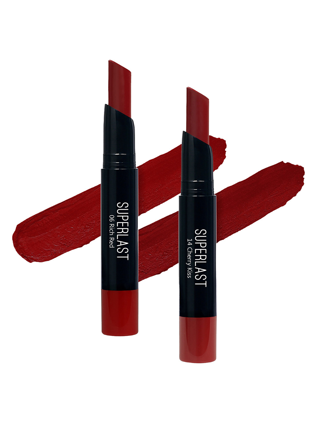 

ME-ON Set of 2 Superlast Matte Lipstick - Shade 06 & 14, Maroon