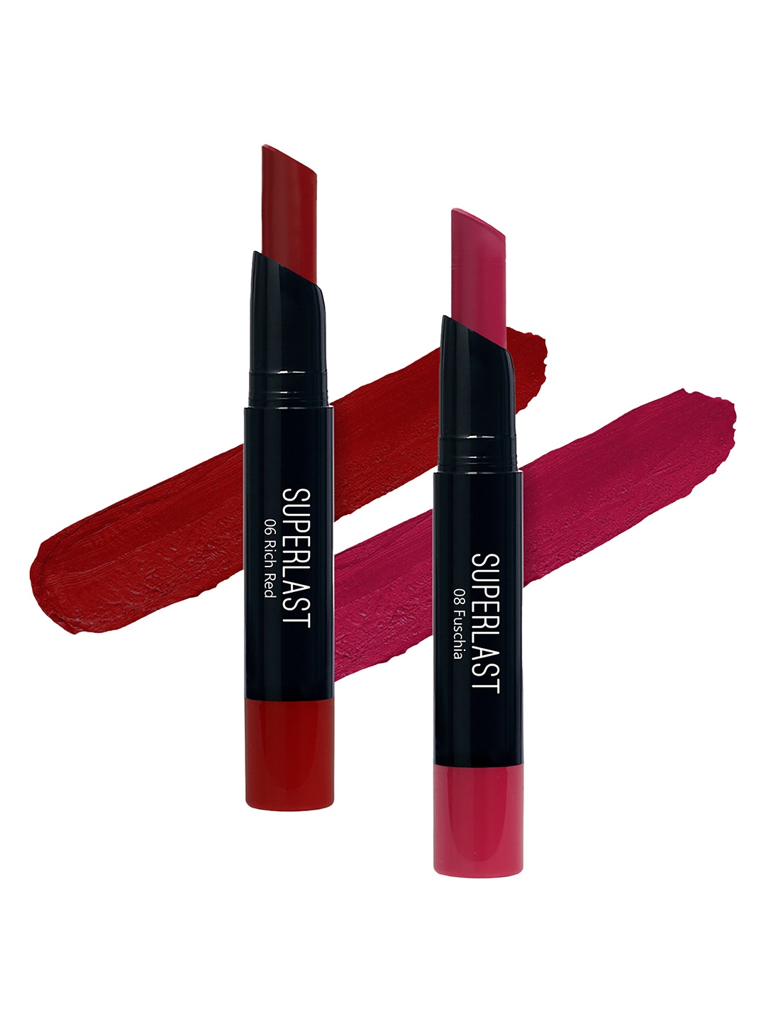 

ME-ON Set of 2 Superlast Matte Lipstick - Shade 06 & 08, Maroon