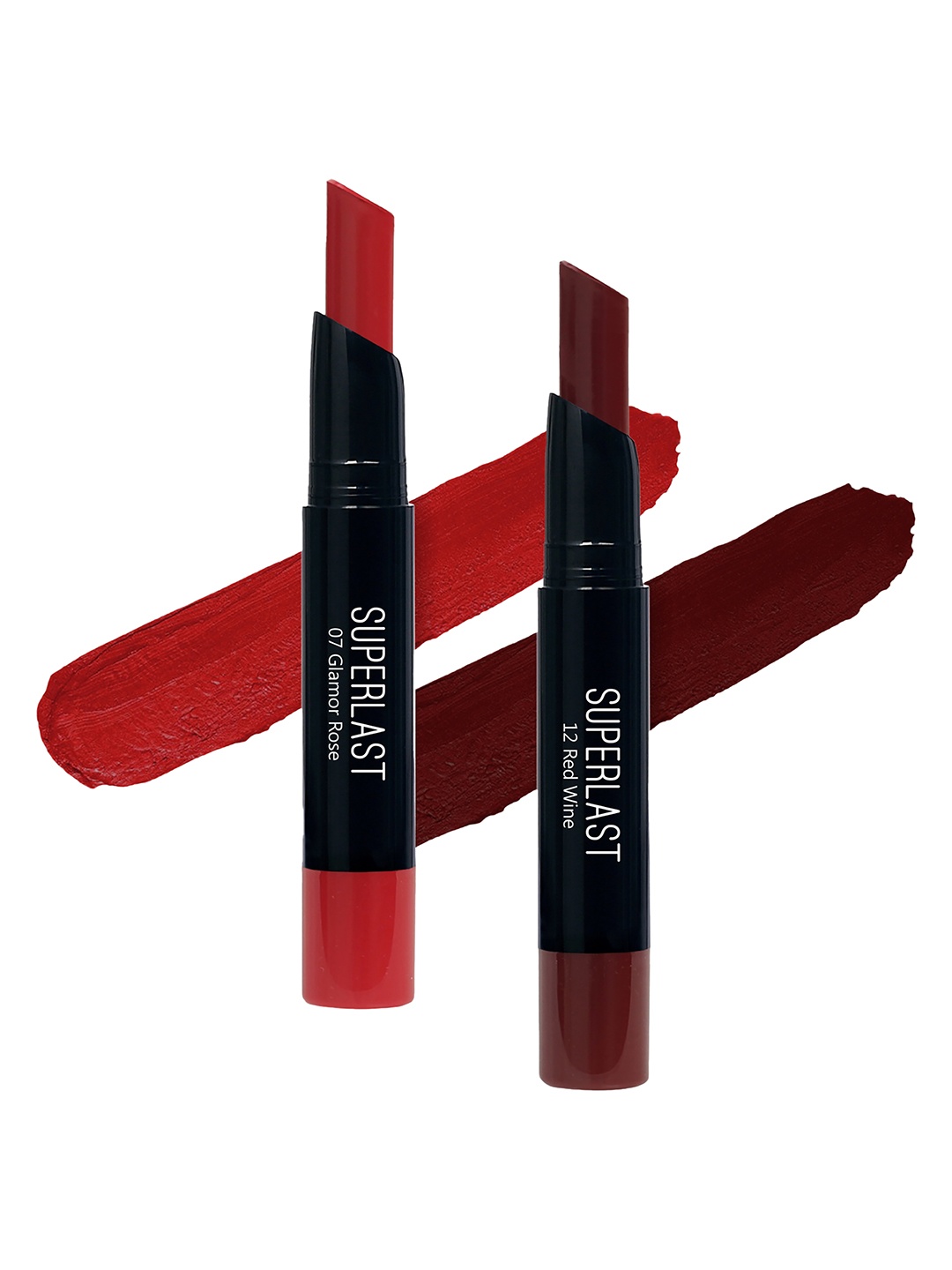 

ME-ON Set of 2 Superlast Matte Lipstick - Shade 7 & 12, Red