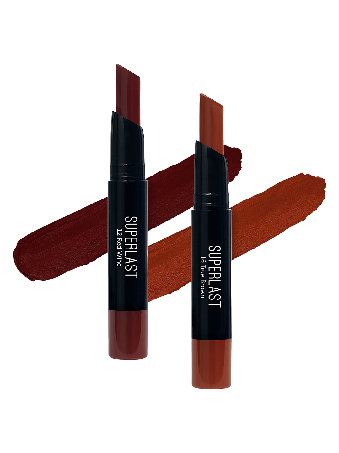 

ME-ON Set of 2 Superlast Matte Lipstick - Shade 12 & 16, Red
