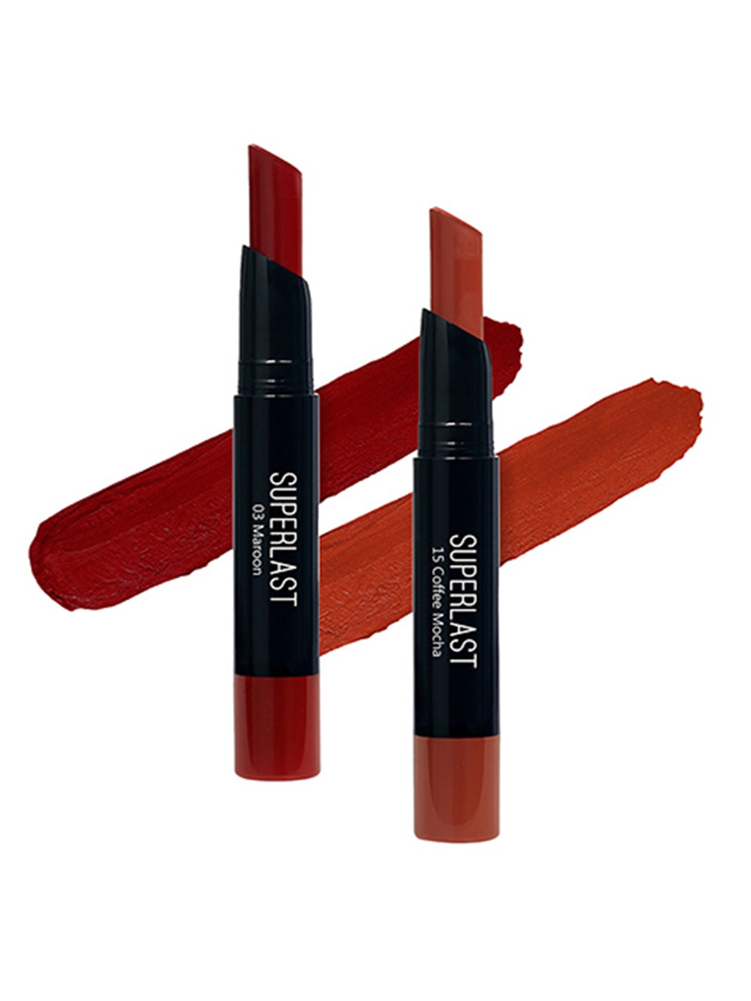 

ME-ON Set of 2 Superlast Matte Lipstick - Shade 07 & 14, Red