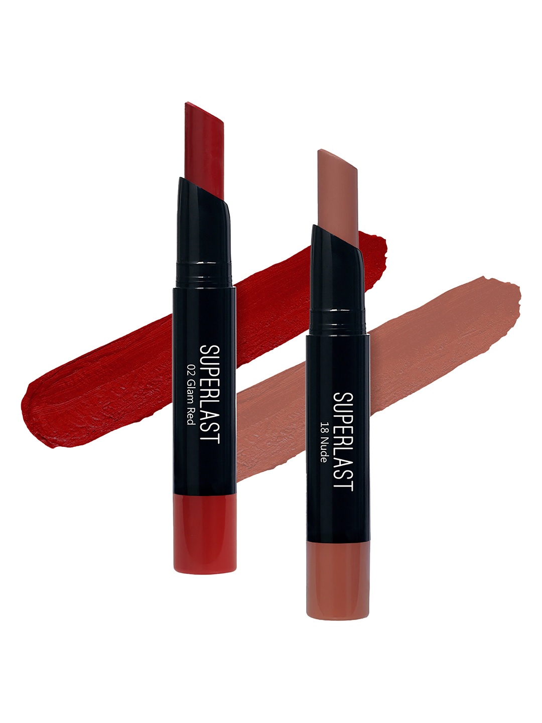 

ME-ON Set of 2 Superlast Matte Lipstick - Shade 02 & 18, Maroon