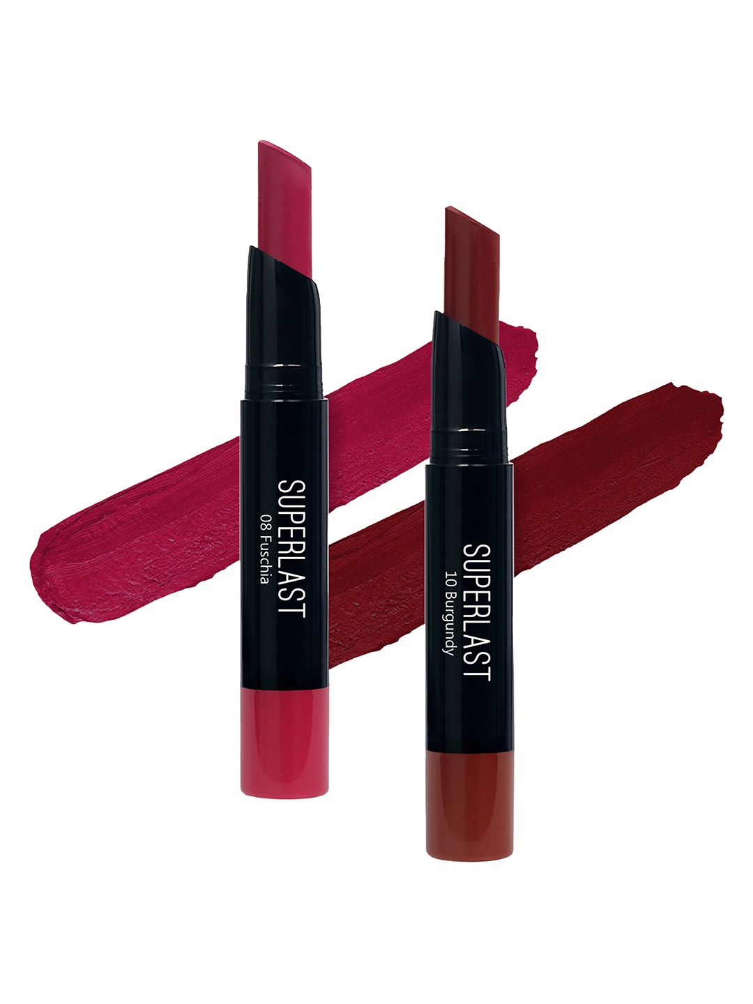 

ME-ON Set of 2 Superlast Matte Lipstick - Shade 08 & 10, Fuchsia