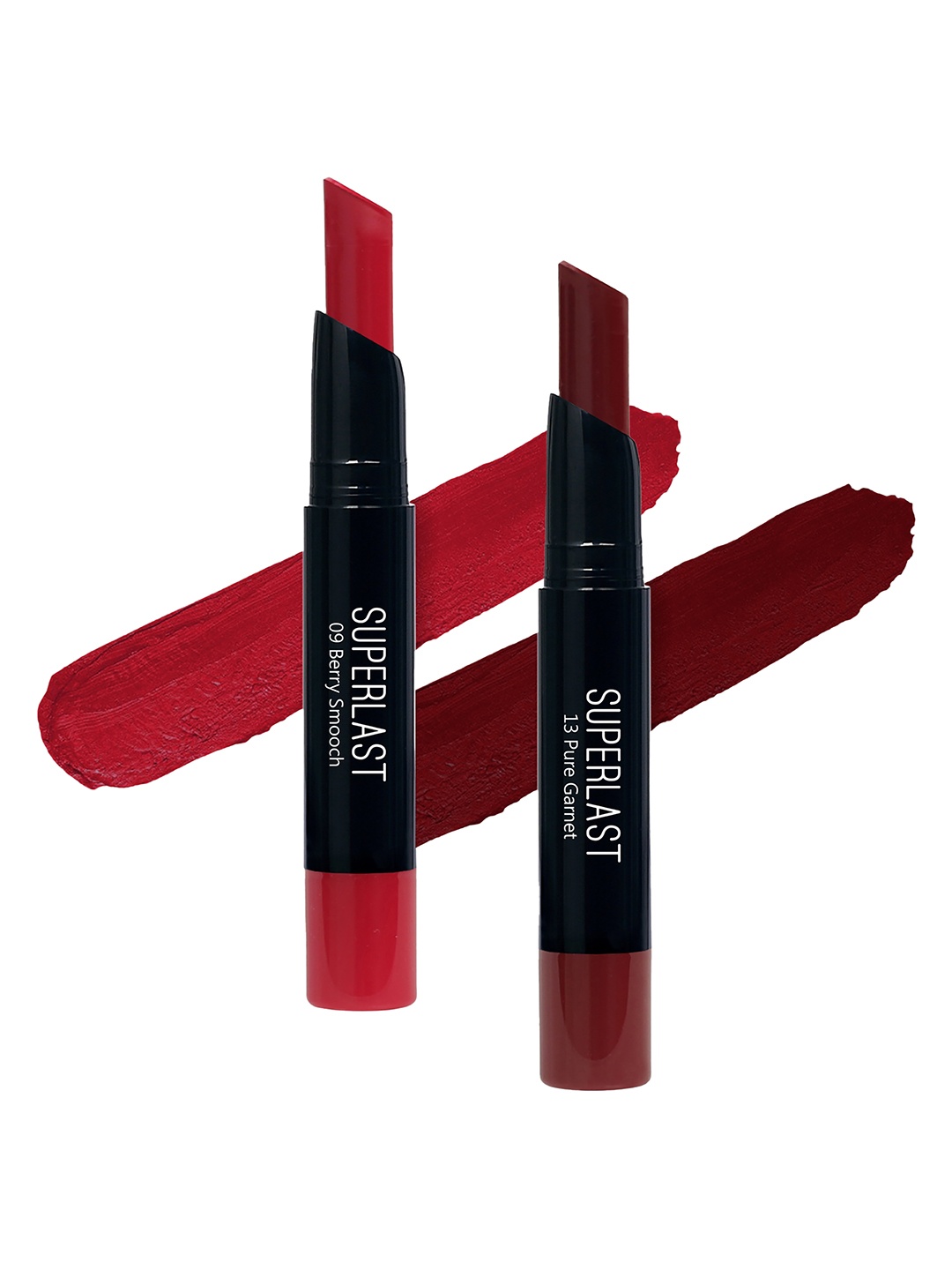 

ME-ON Set of 2 Superlast Matte Lipstick - Shade 09 & 13, Red