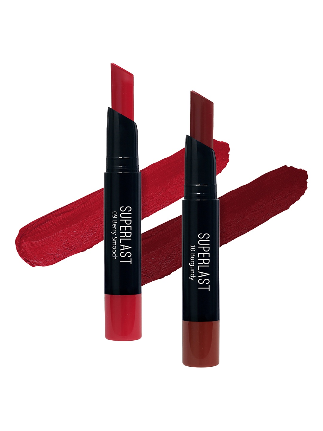 

ME-ON Set of 2 Superlast Matte Lipstick - Shade 09 & 10, Red