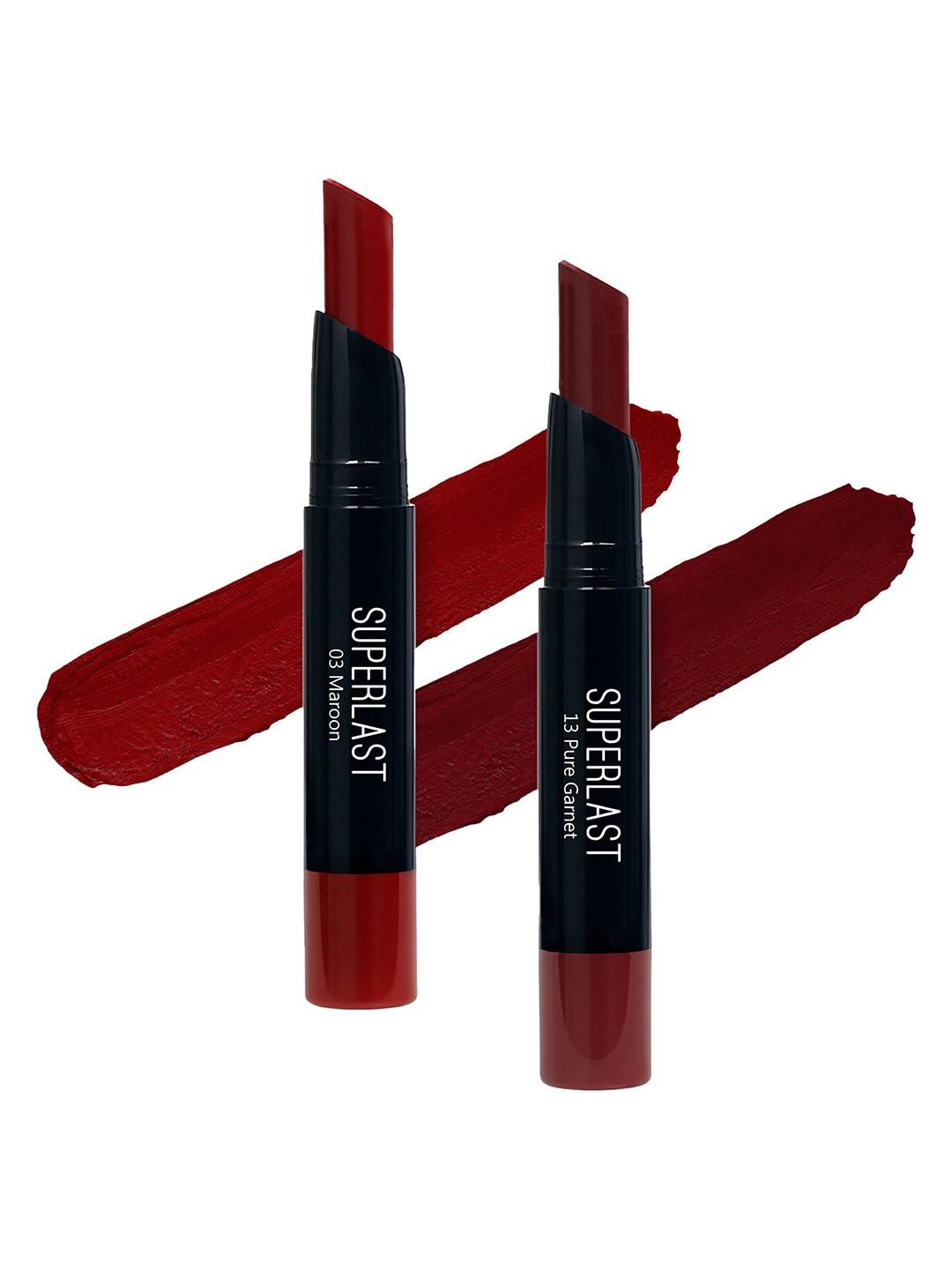 

ME-ON Set of 2 Superlast Matte Lipstick - Shade 03 & 13, Maroon