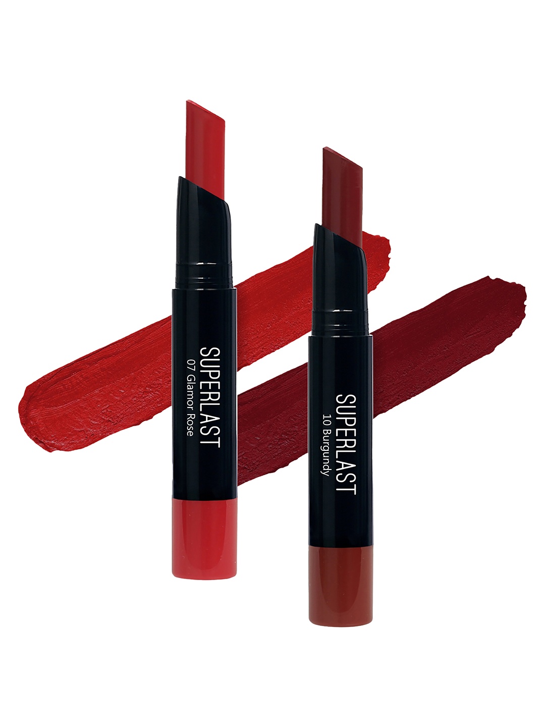 

ME-ON Set of 2 Superlast Matte Lipstick - Shade 07 & 10, Red