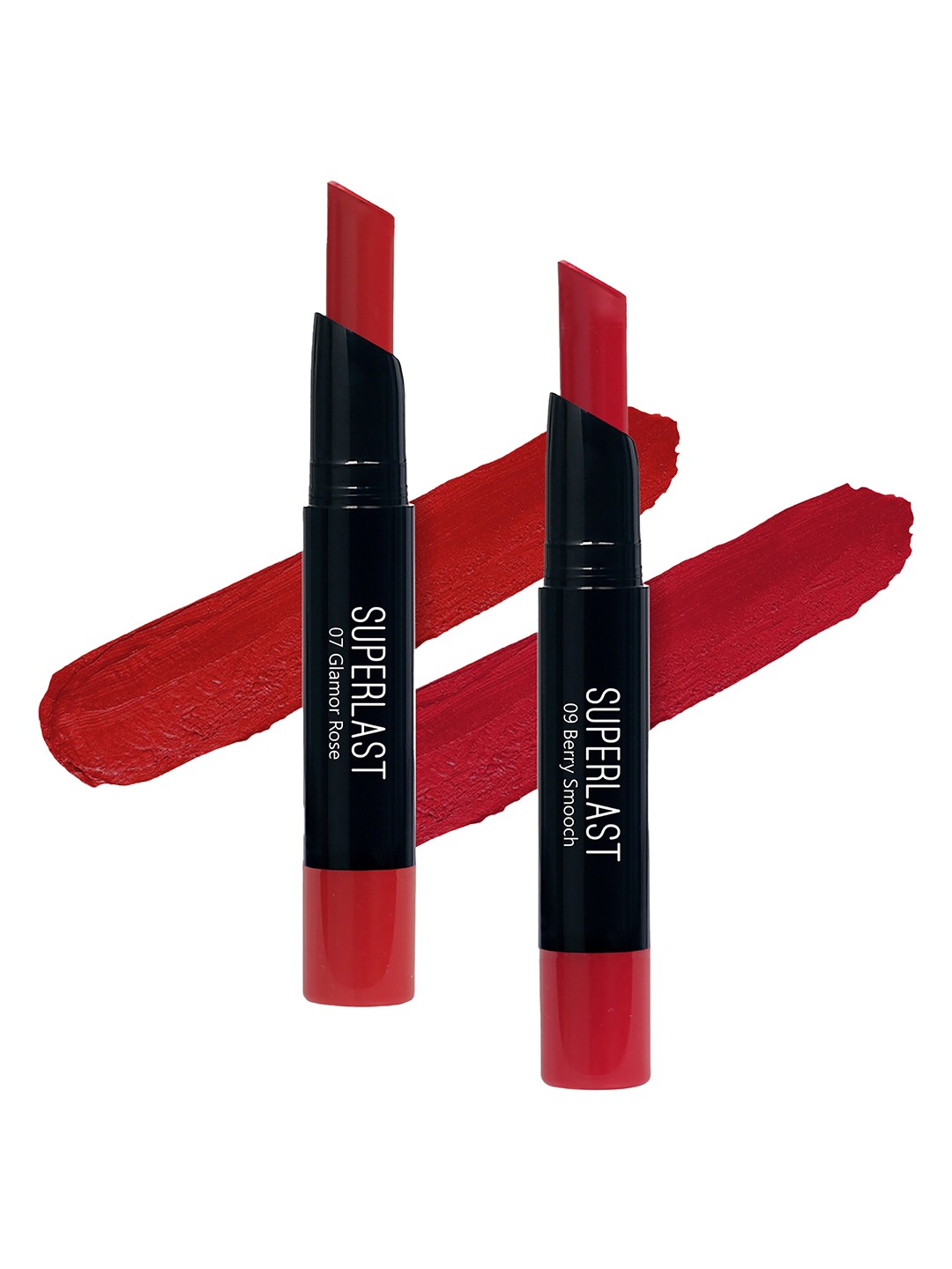 

ME-ON Set of 2 Superlast Matte Lipstick - Shade 07 & 09, Red