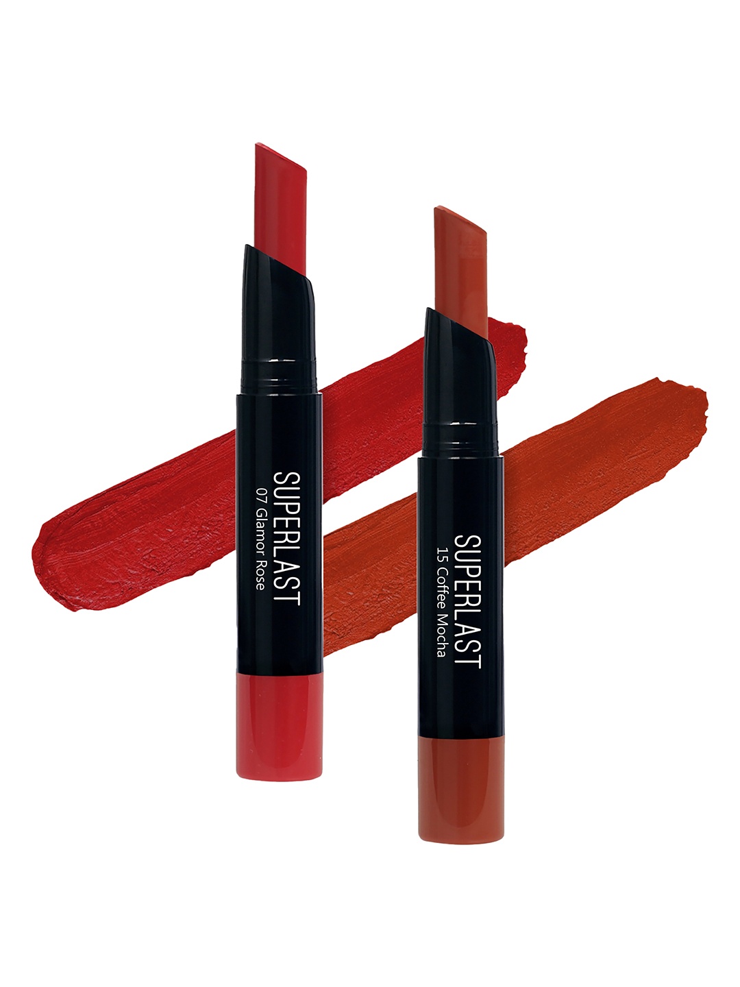 

ME-ON Set of 2 Superlast Matte Lipstick - Shade 07 & 15, Red