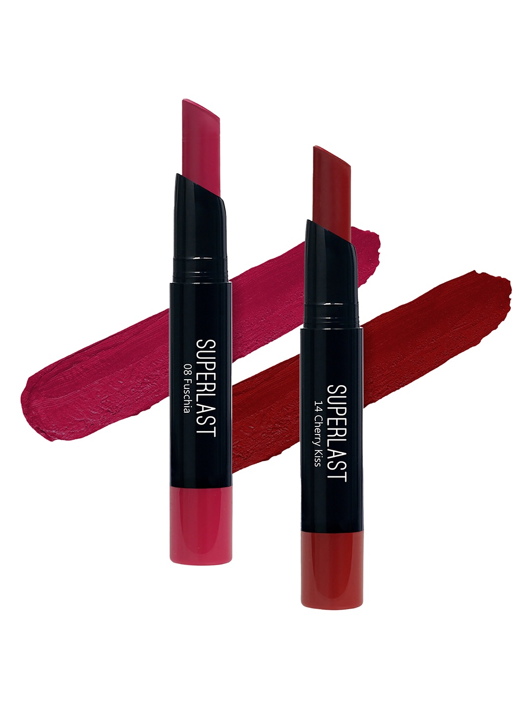 

ME-ON Set of 2 Superlast Matte Lipstick - Shade 08 & 14, Fuchsia