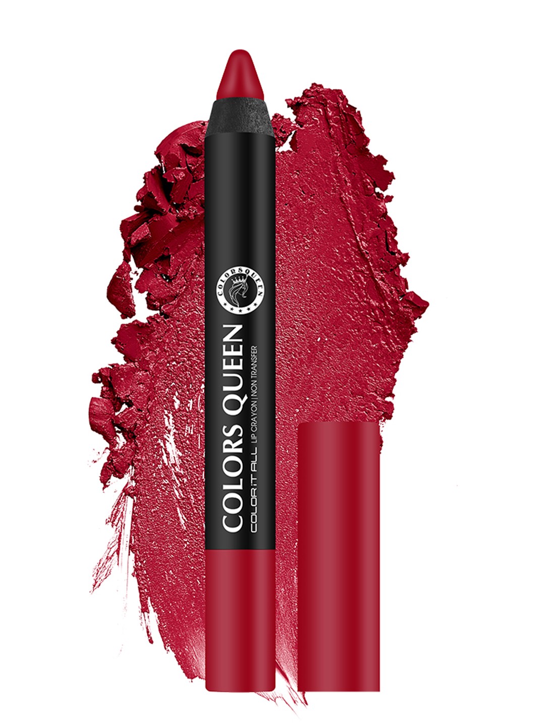 

Colors Queen Color It All Non Tranfer Waterproof & Smude Proof Lip Crayon 3.5g - Night Out 05, Red
