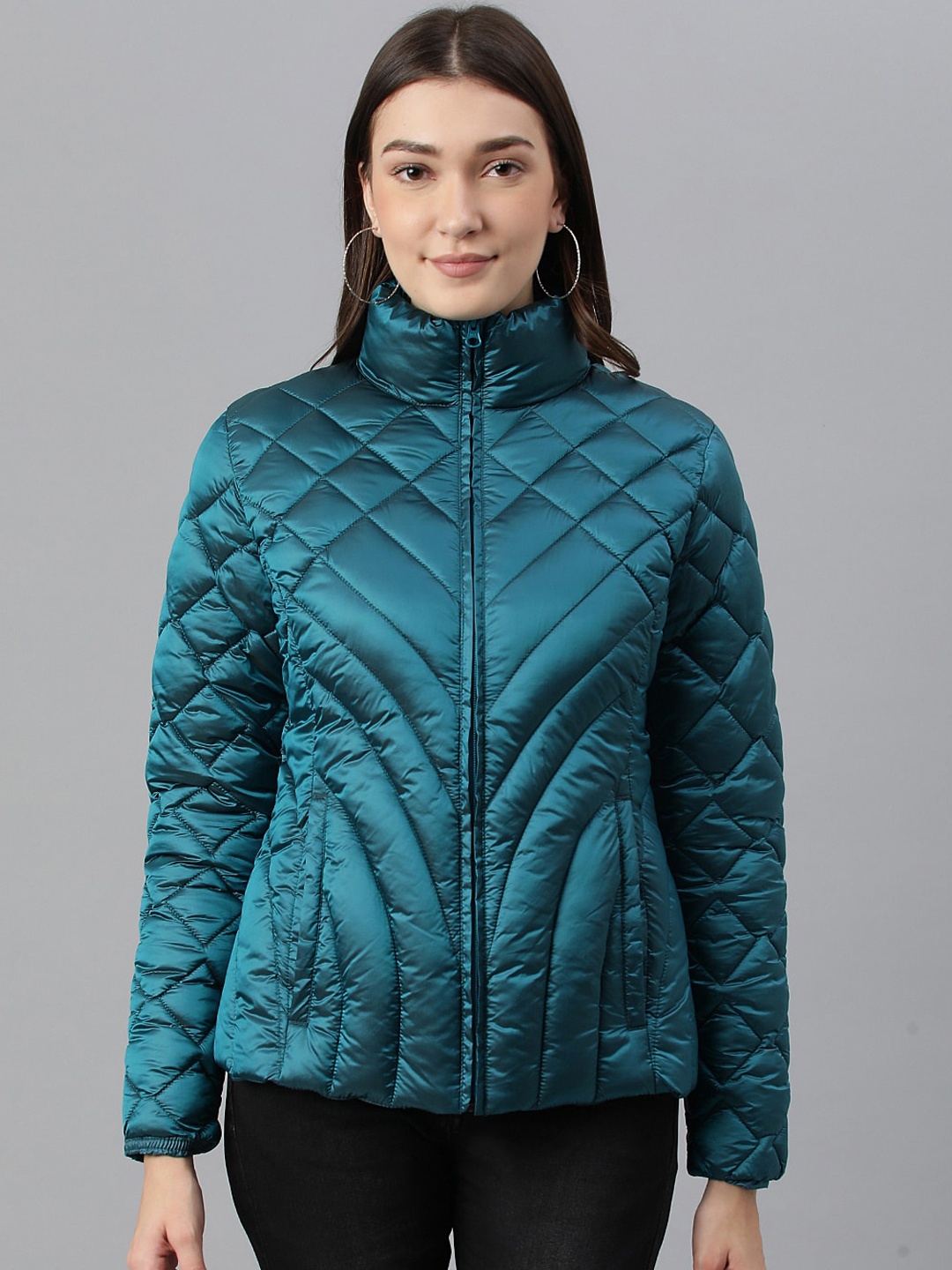 

Woods Women Quilted Jacket, Blue
